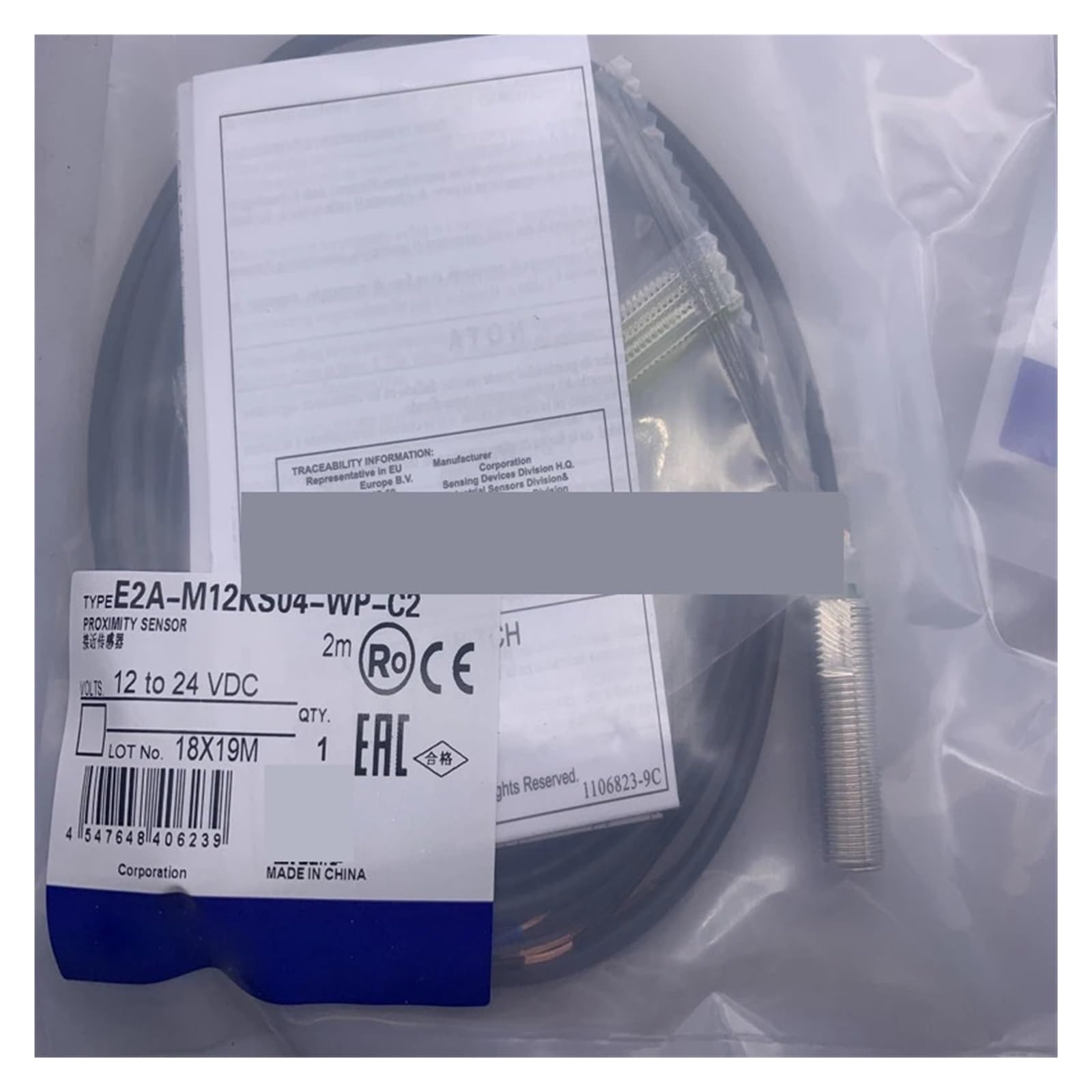 OSHZIKJII E2A-M12KS04-WP-D1 E2A-M12KS04-WP-D2 Proximity sensor(E2A-M12KS04-WP-D1)