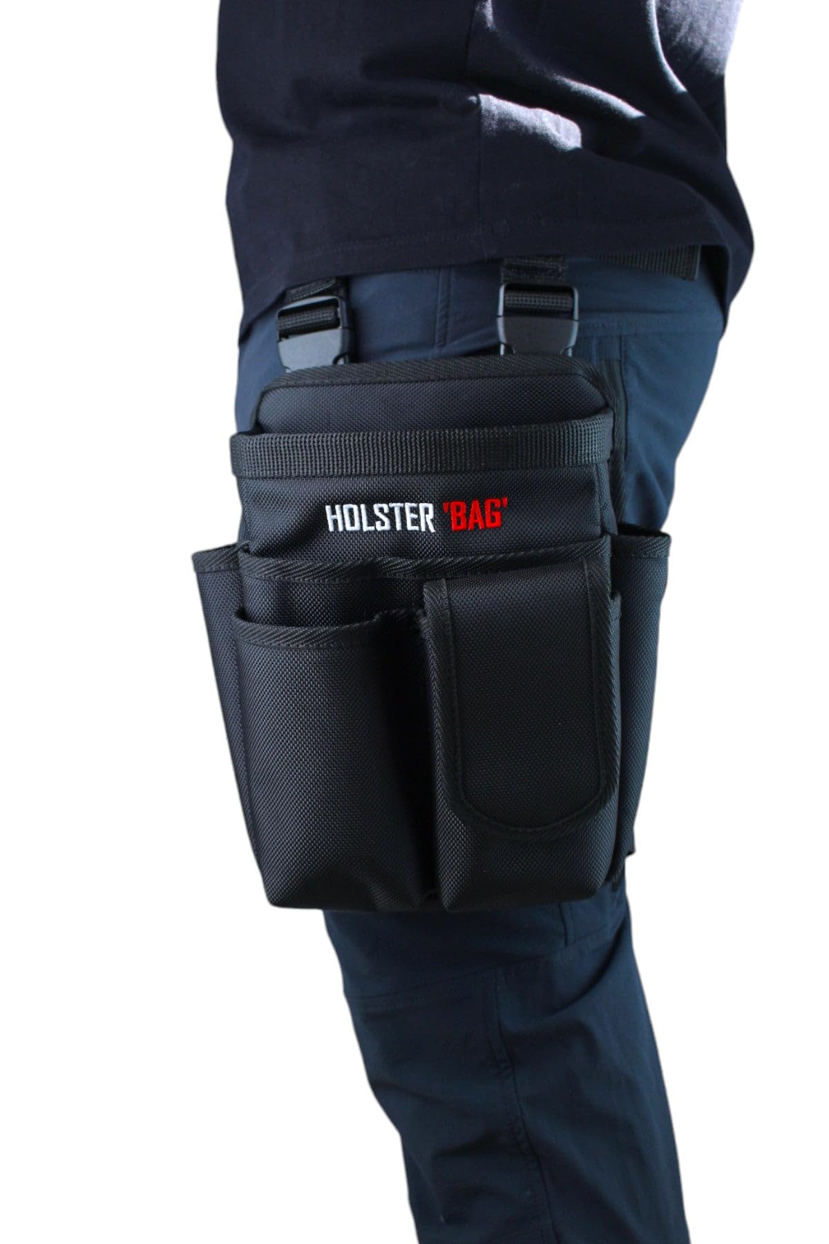 Holster Bag – Robuste Werkzeugtasche Gürtel | Gürteltasche für Elektriker, Handwerker, Bauarbeiter, Zimmerer & Heimwerker | Praktischer Werkzeug Organizer