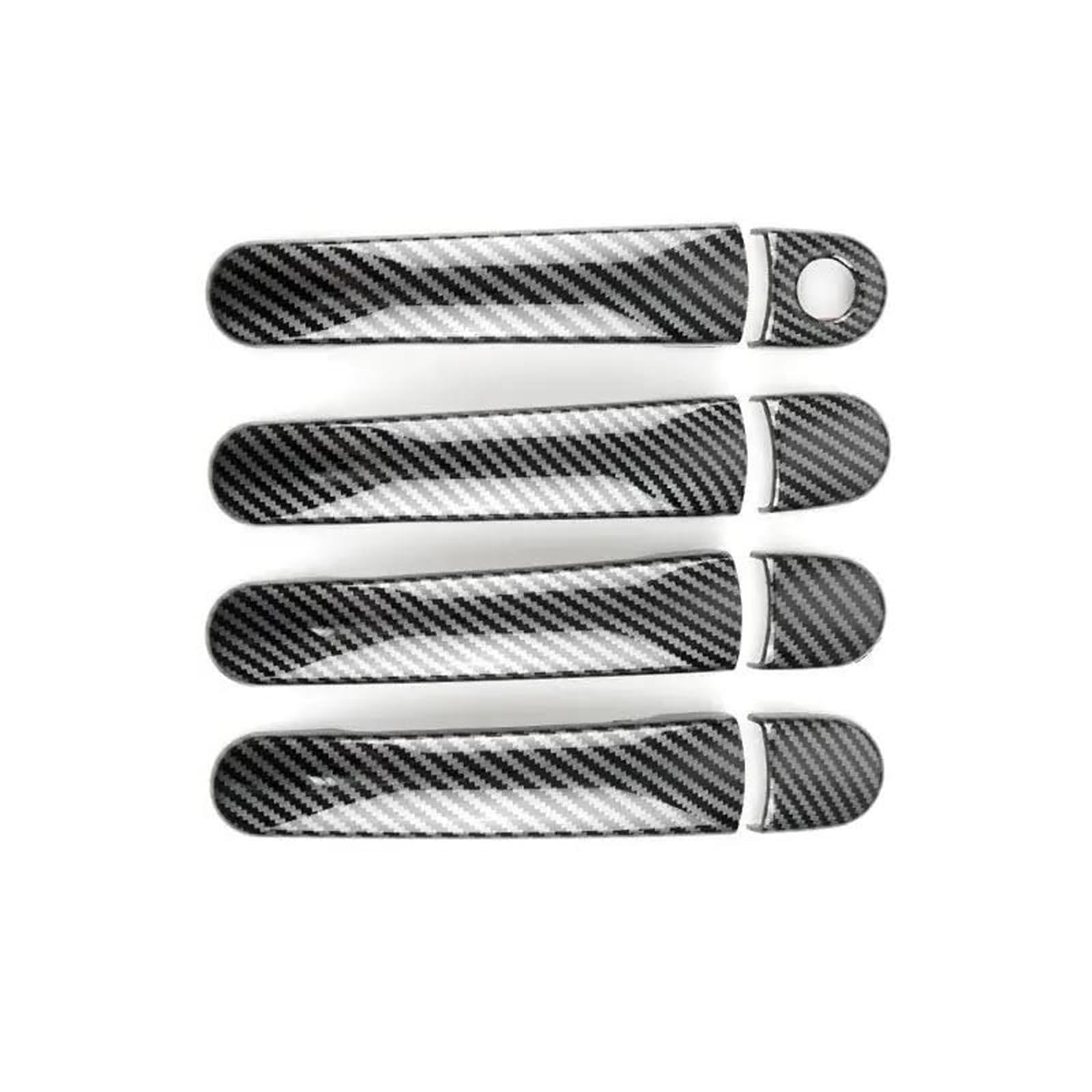 JTWMTY Car Accessories Outer Door Handle Cover Exterior Stickers for Skoda for Octavia 2008 2009 2010 2011-2013