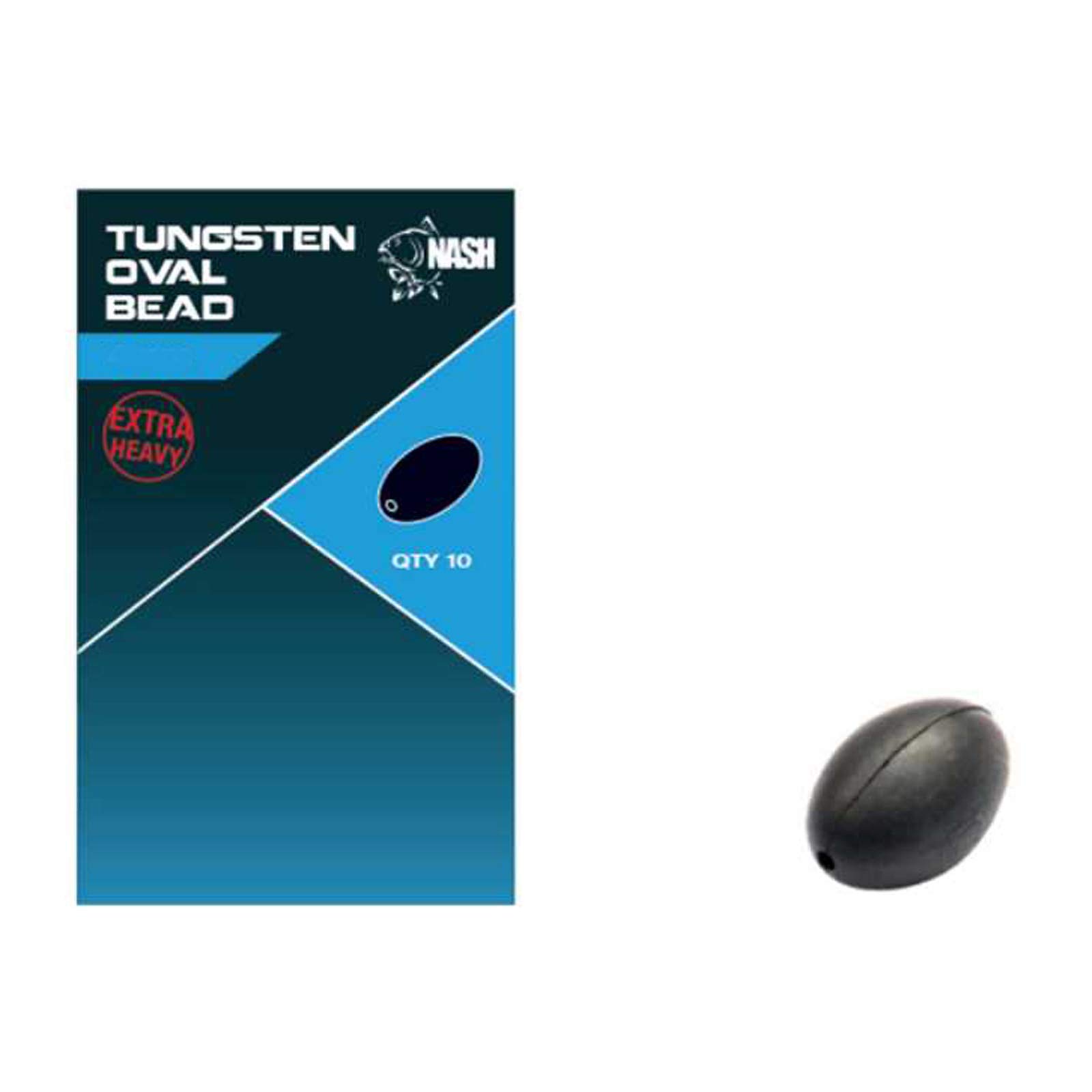 Nash Tungsten Oval Bead Extra Heavy (8mm) (T8709)