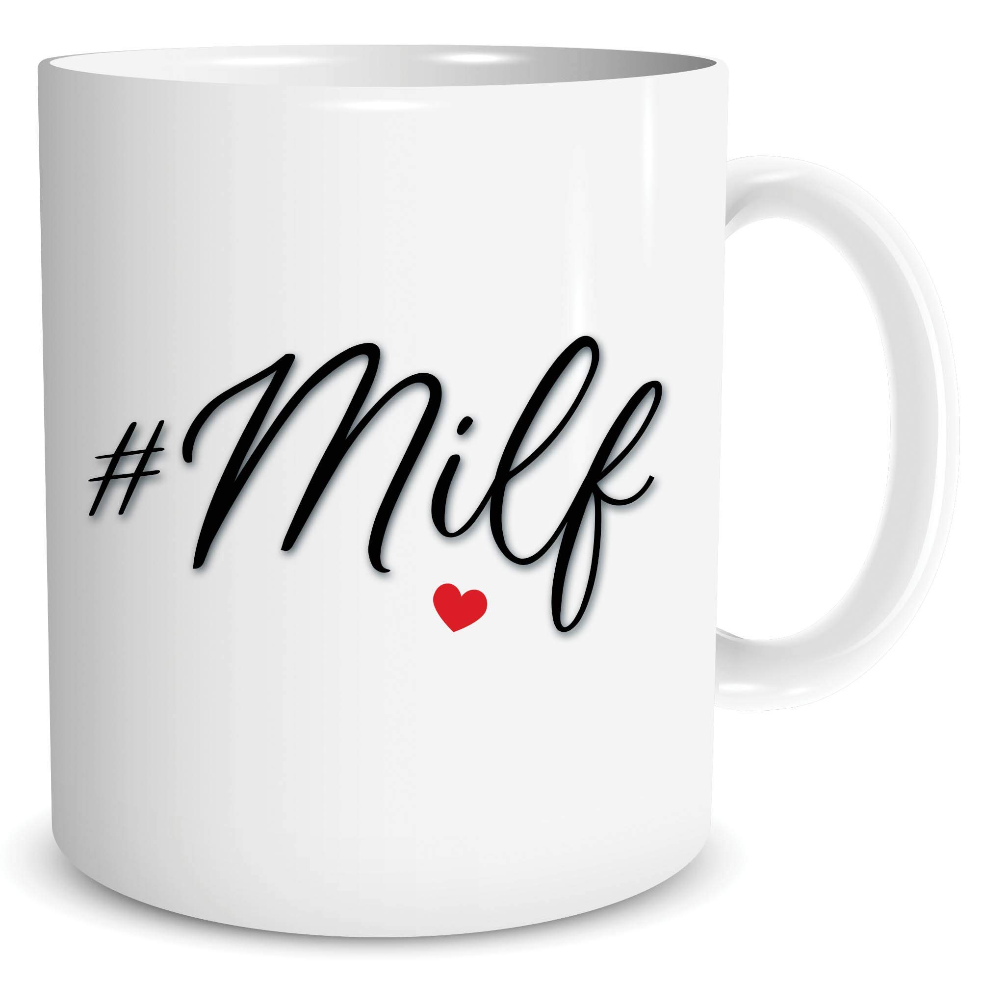 Peachy Antics White Milf Coffee Tea Mug Funny Design Novelty Gift Idea Wife Girlfriend Wsdmug1612