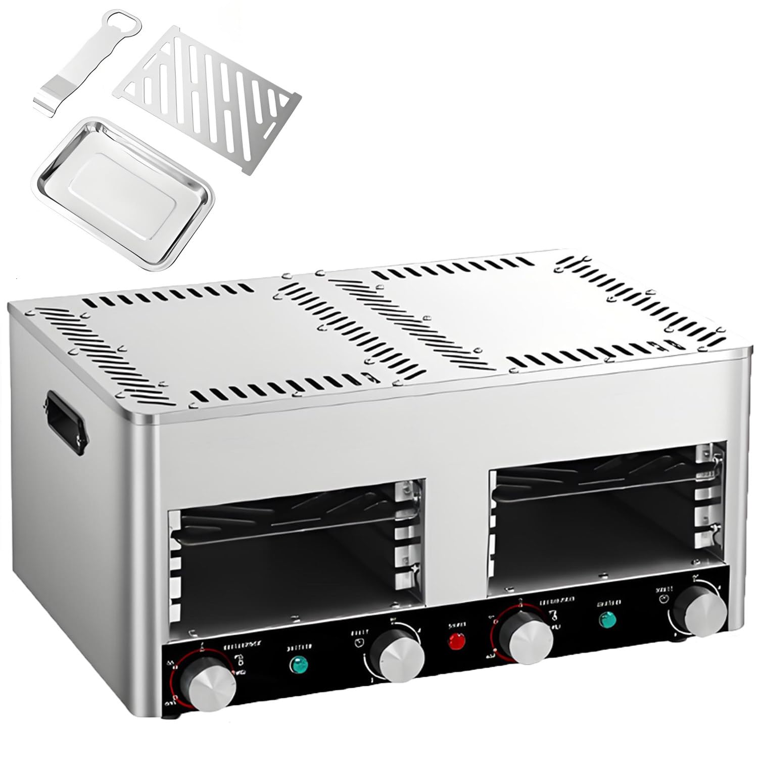 Indoor Smokeless Stainless Steel Broiler,Ceramic Ptc Heating N002
