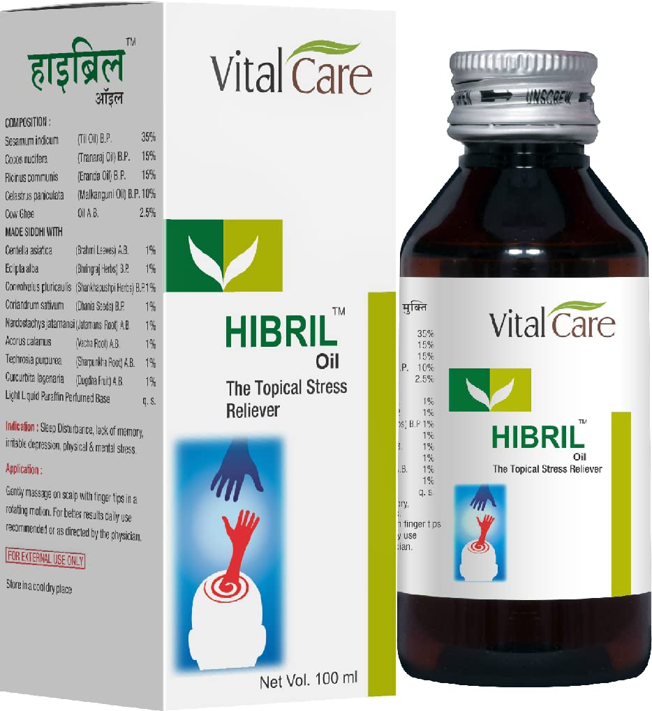 Vital Care Hibril Oil 100 ml - The Topical head massage oil-picture-53