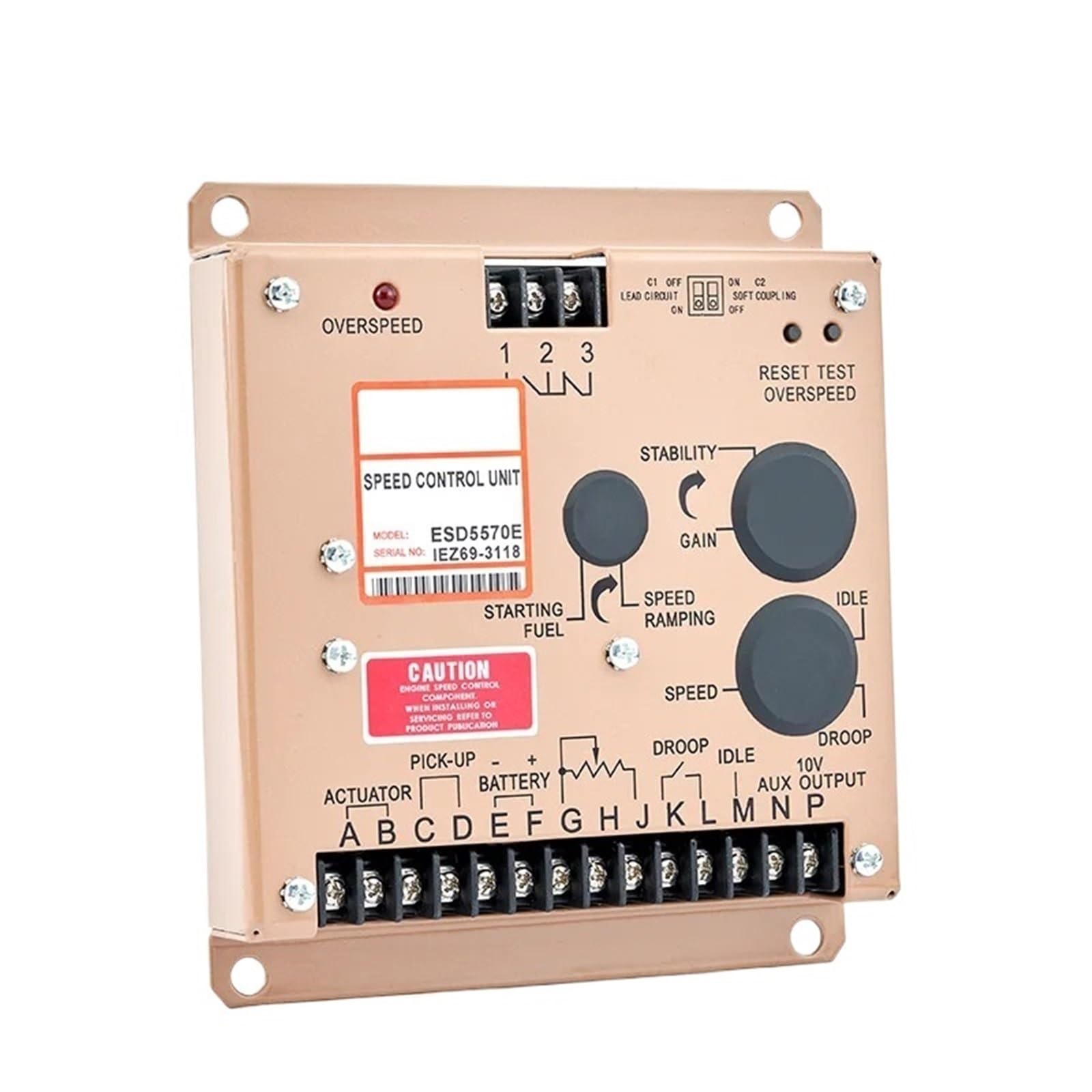 Płyta sterująca prędkością agregatu prądotwórczego ESD5570E regulator prędkości elektroniczna regulacja prędkości części silnika wysokoprężnego
