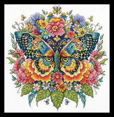 Design Works Crafts Butterfly Counted Cross Stitch Kit