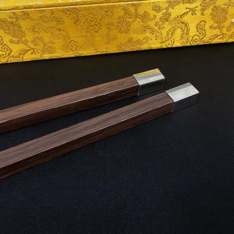 Chinesische Stäbchen (Holzmaserung) Zaubertricks Klassischer Zauberstab Magier Nahaufnahme Bühnenillusionen Gimmicks Requisiten Zubehör (rot)