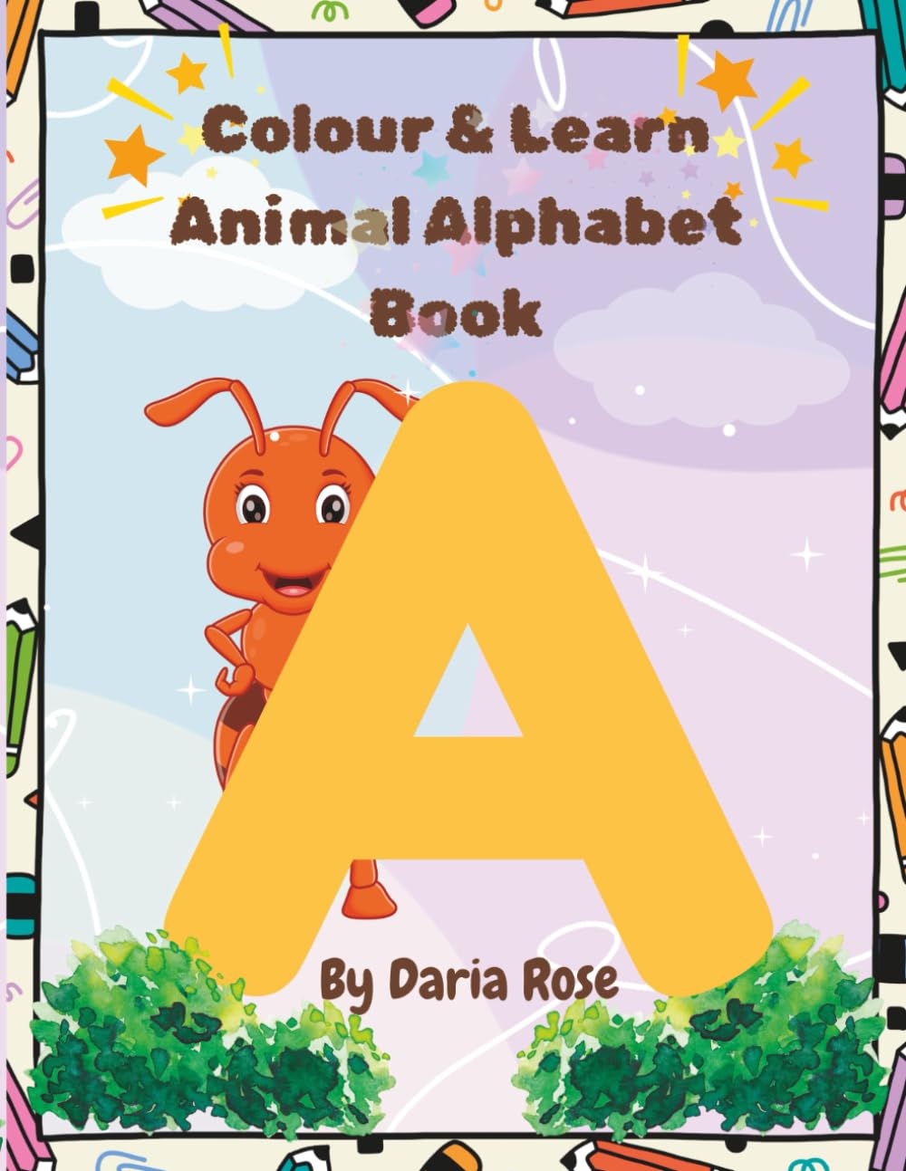 Colour & Learn: Animal Alphabet Colouring Book
