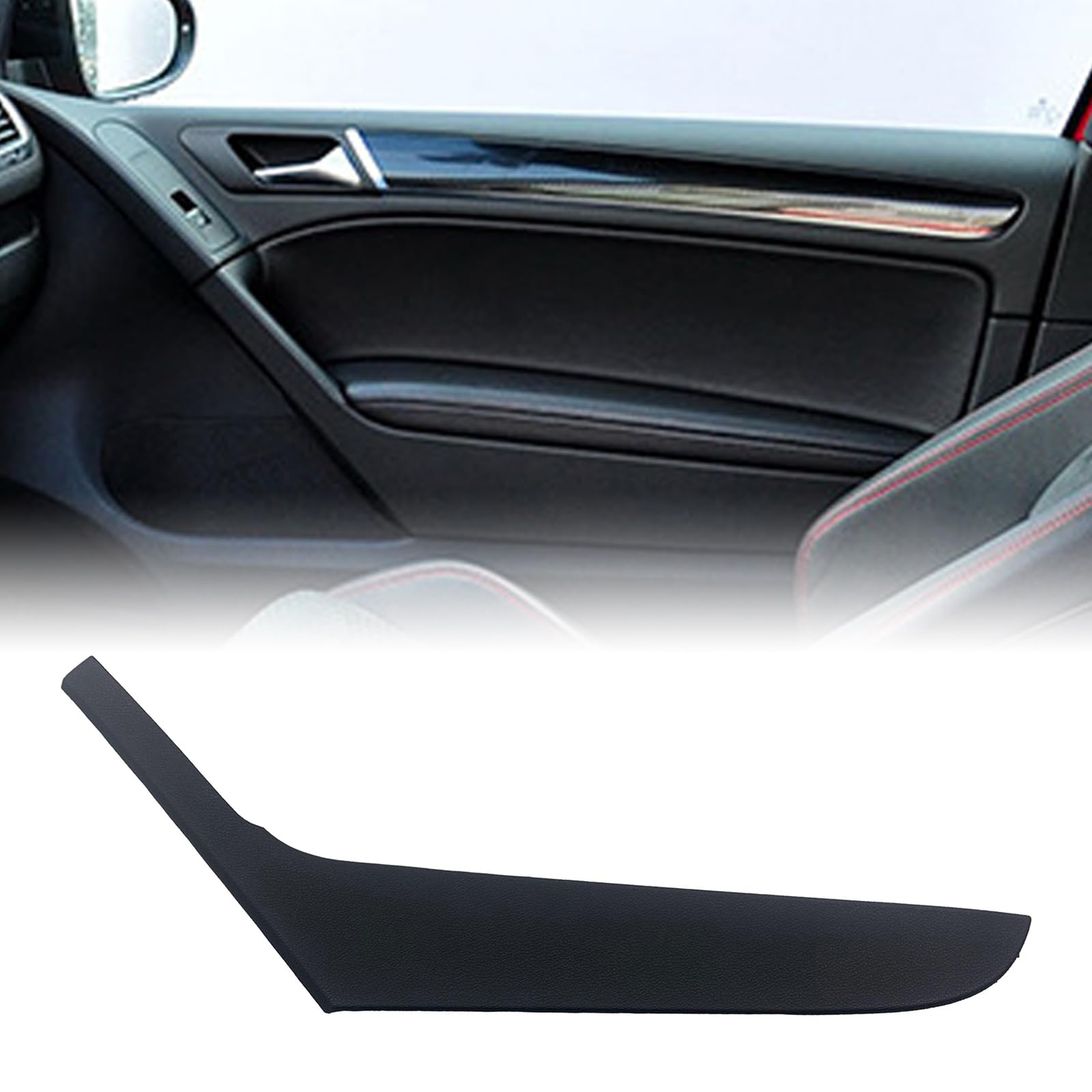Pannello di rivestimento esterno della maniglia interna della portiera per VW Golf 6 Coupe 2009-2013