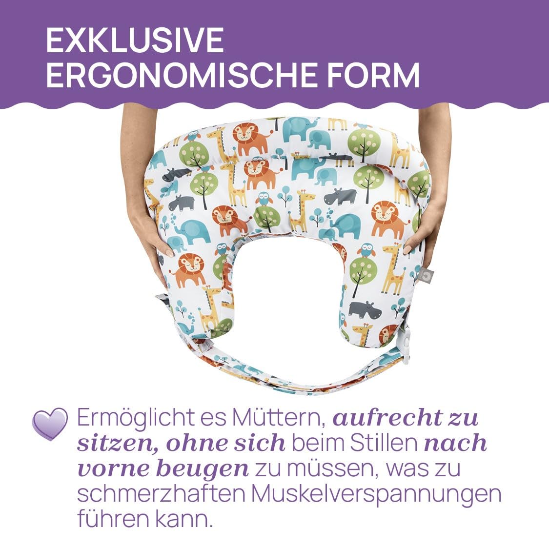 Boppy Deluxe Stillkissen, Brust und Flasche Fütterung Unterstützung, ergonomische Form mit Mutter und Baby zu unterstützen, volle Polsterung, abnehmbar und waschmaschinenfest, 0M +