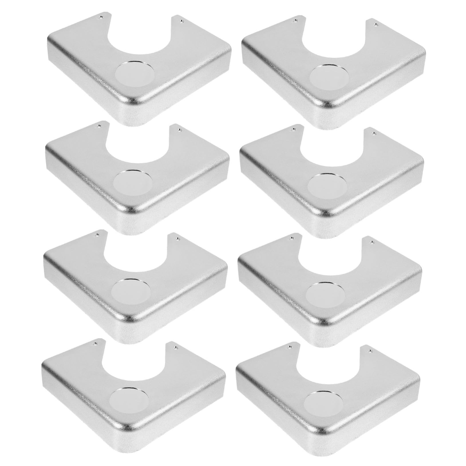 Billardtisch Eckguss Billardtisch Eckkappen Ersatzecken Eckschutz Eckplatte Schutzplatte Eckhalterungsplatte Abs Silber