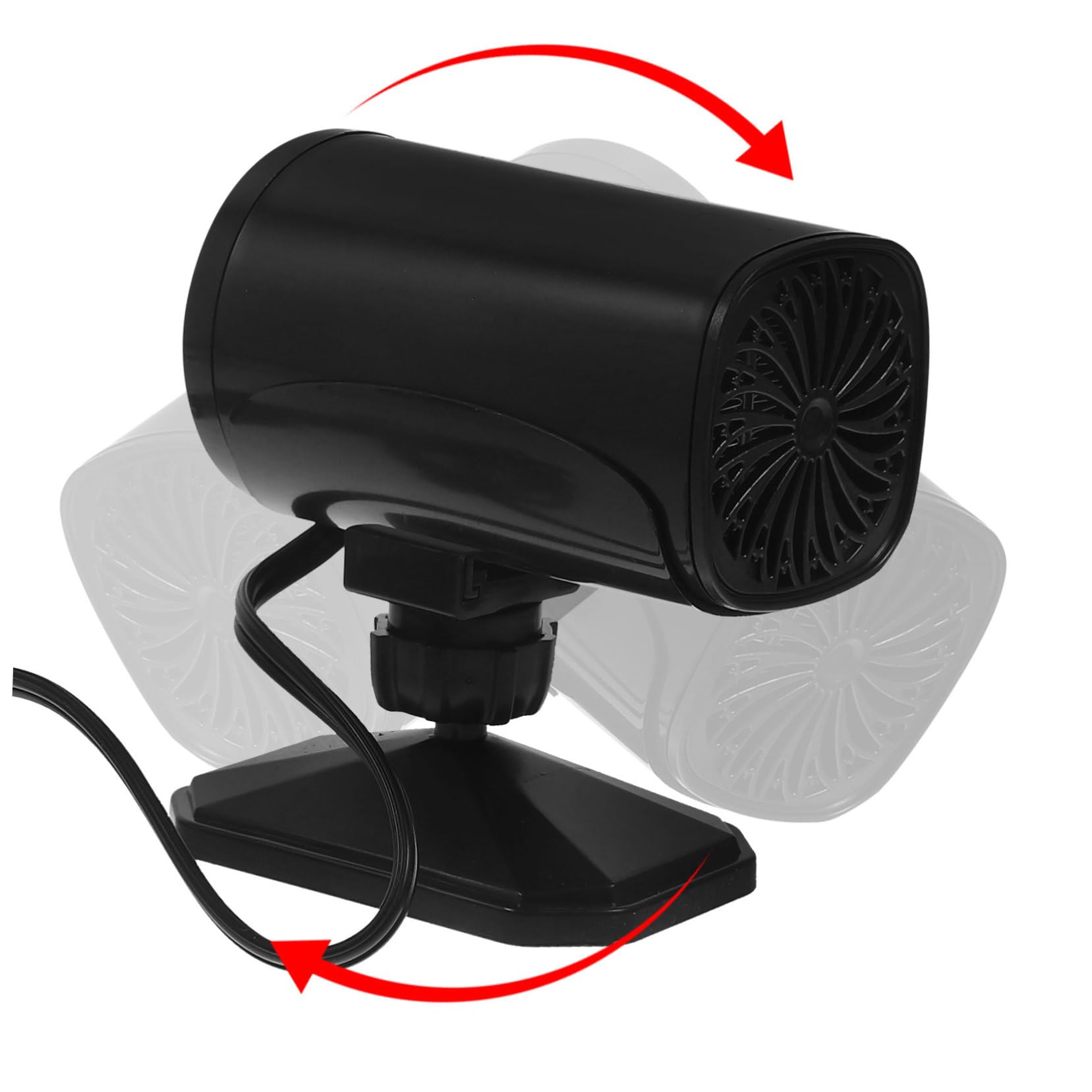 jojofuny 4stücke Kompakter Auto Heizlüfter Mit Einstellbarem Tragbarer Scheibenenteiser Für Sicheres Und Schnelle Aufheizung Im Winter Für Camping Und Outdoor-aktivitäten