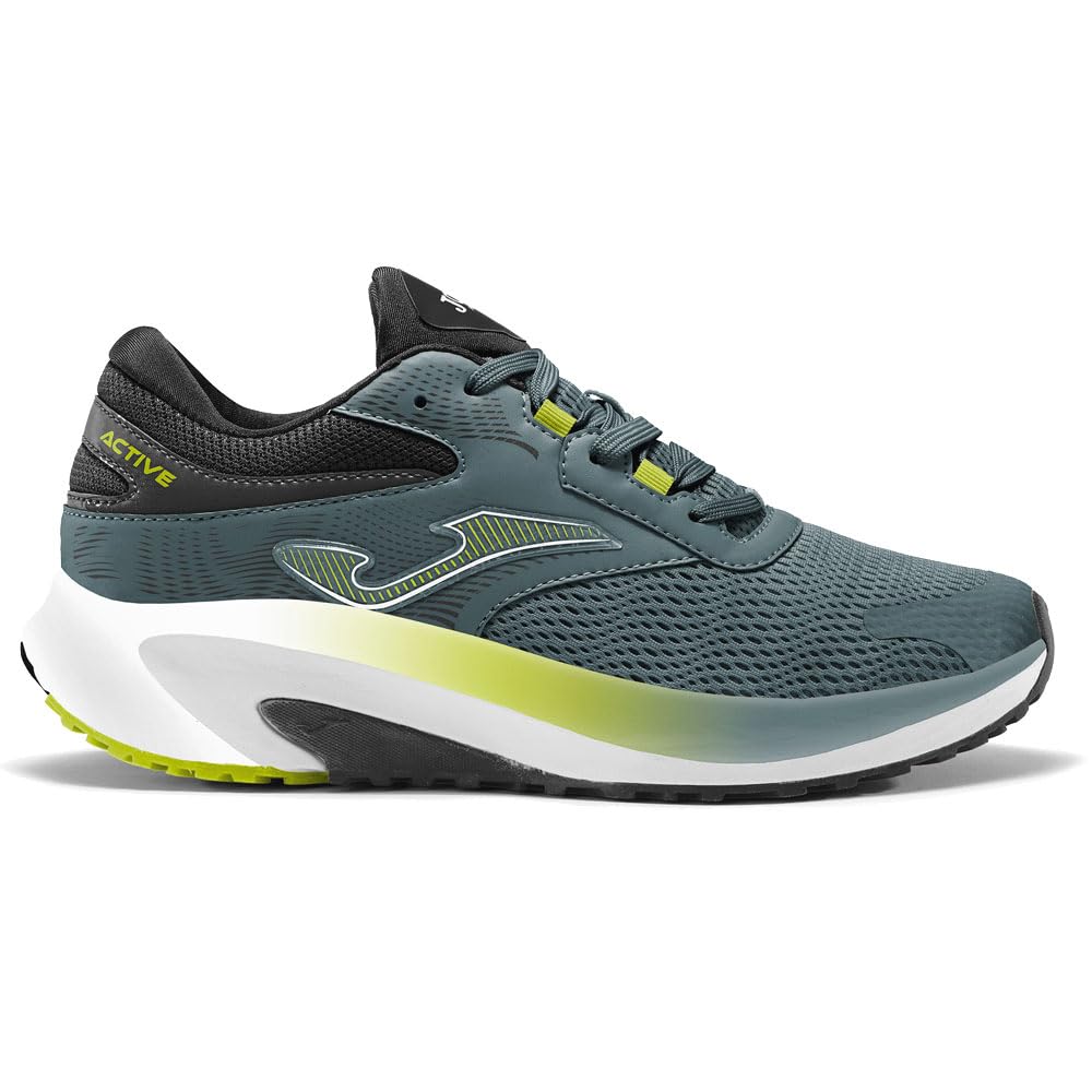 Joma Active 2521 Gray Zapatillas de Running para Hombre RACTIW2521 (Gray, Sistema Tallas Calzado EU, Adulto, Números, Mediano, 42)