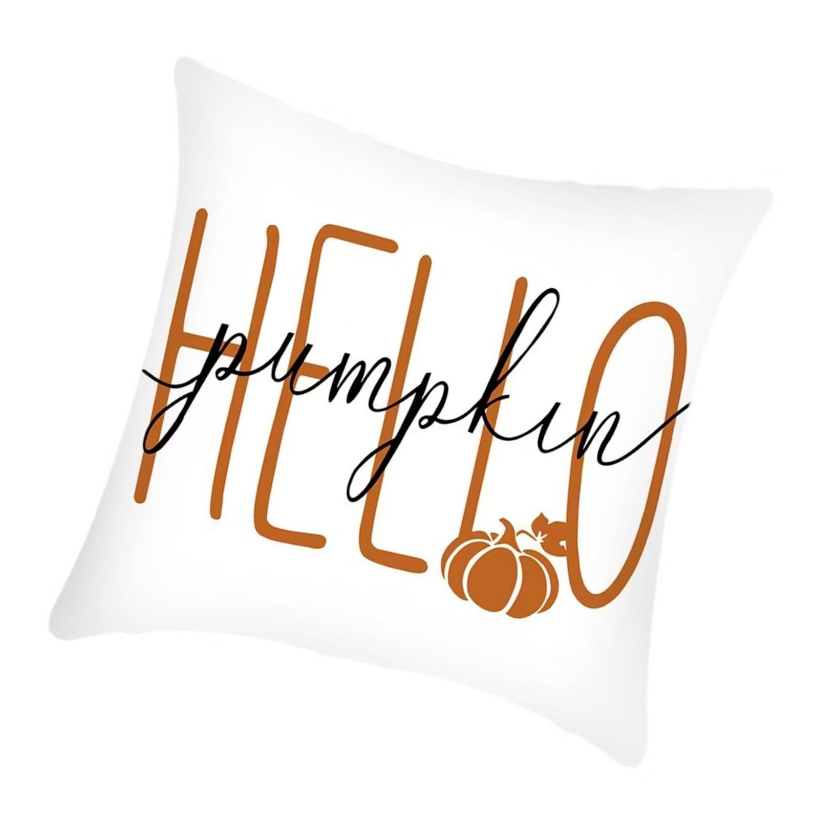Oxxggkao C Autumn Pillowcase Pumpkin Print Design Soft Washable Decorative Pillow Over Standard Insert Harvest Elebration Pillow Over