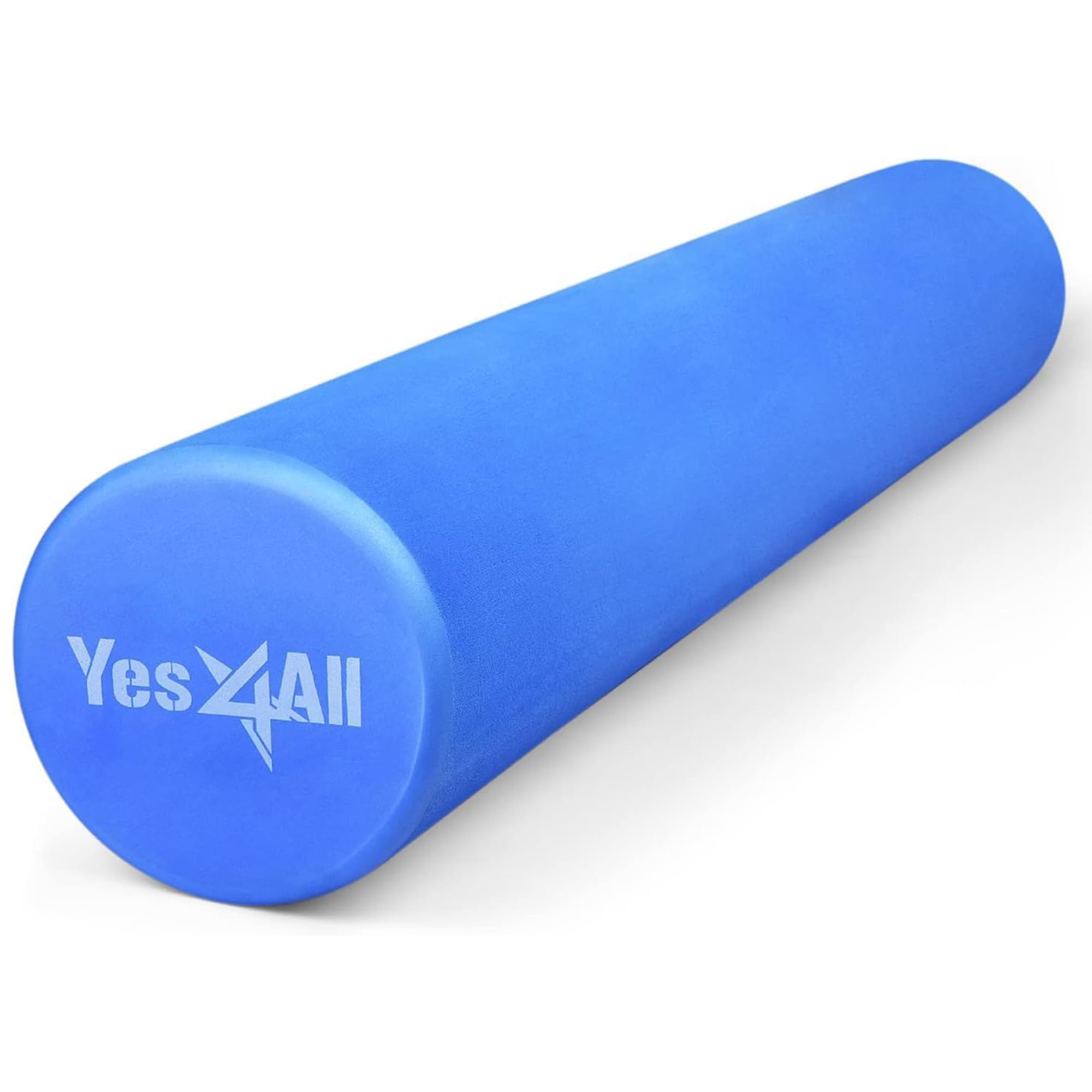 Yes4All Foam Roller - Ultra Lightweight Medium Density EVA Fitness Roller 45cm, 90cm Long for Back, Legs, Workouts, Trigger Point Exercise, Gym, Pilates and Yoga, A. Blue