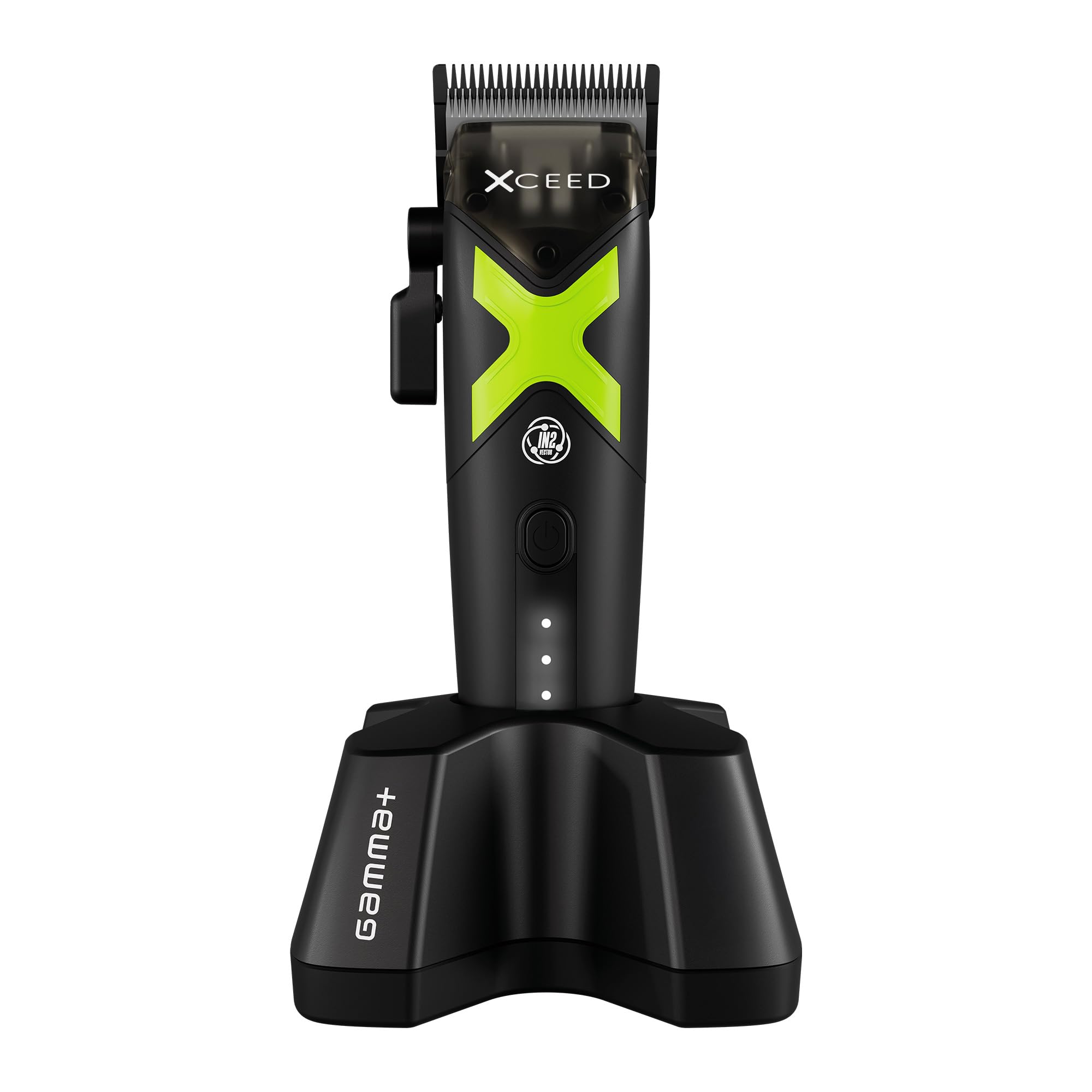 GAMMA+ XCeed Professional Cordless Barber Hair Tools Collection with IN2 Vector Motor -Hair Clippers, Trimmers, and Shavers for Precision Grooming