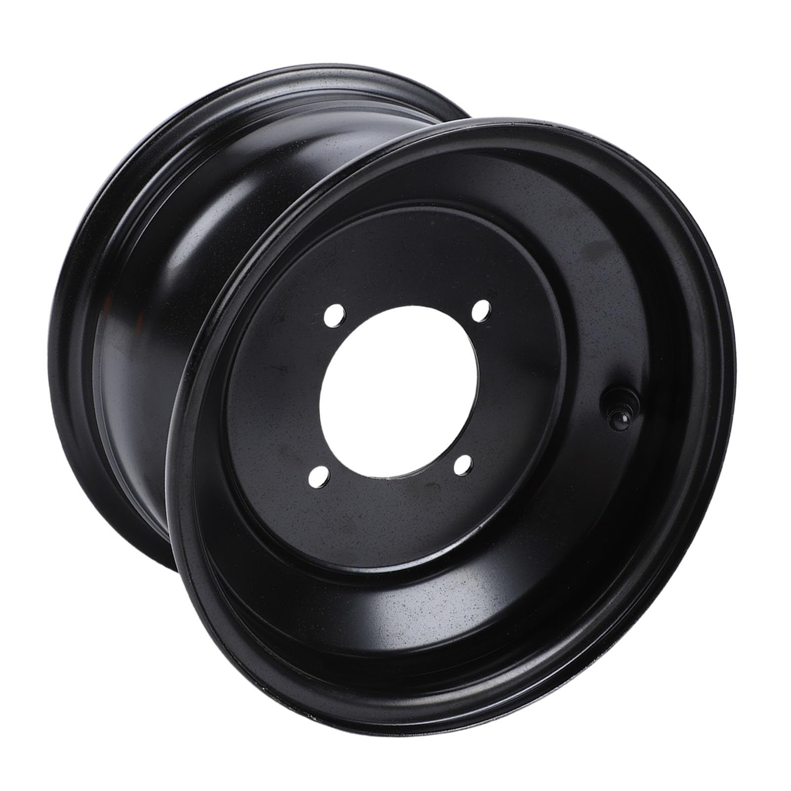 Cerchione ATV 19x7-8, Ruota Anteriore da 8 Pollici con 4 Fori per Bulloni, Cerchio in Acciaio Ad Alta Resistenza per Tosaerba Go Kart Quad Dirt Bike Buggy Ride On, P
