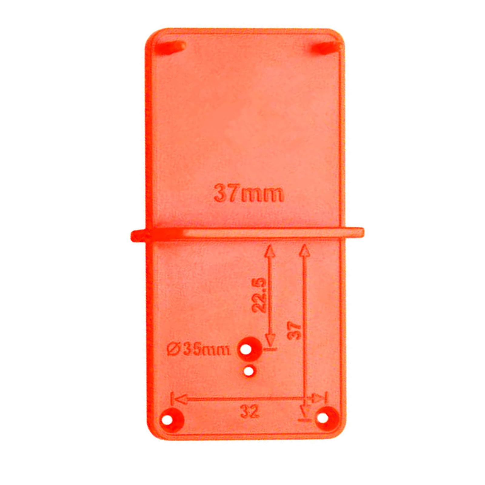 Efficient Woodworking Drill Guide Heavy Duty Drill Locator Board for Woodworking Projects and Home Maintenance Tasks, Clear Scale Locator