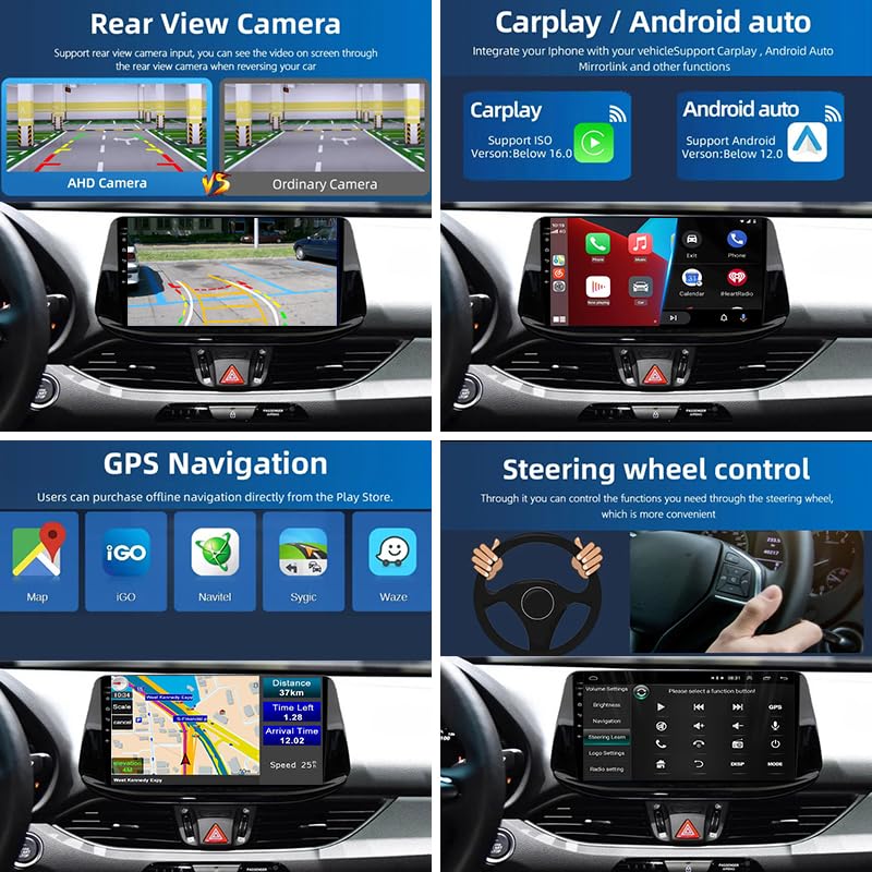 Autoradio Android haute performance Hyundai i30 avec écran 9 pouces - 5