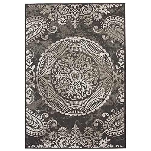 Balta Rugs Townley Medallion Flatweave Indoor/Outdoor Area Rug #TOP3