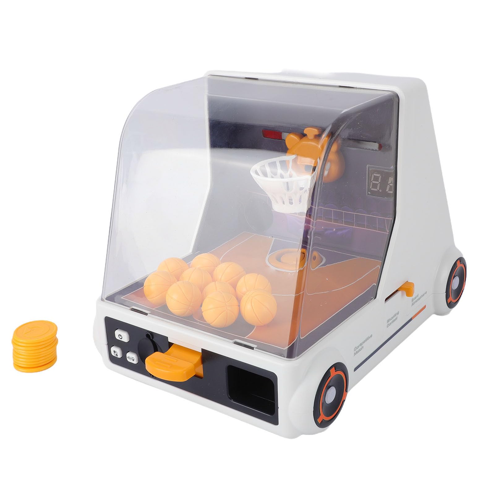 Cryfokt Automatic Scoring Tabletop Basketball Game Toy