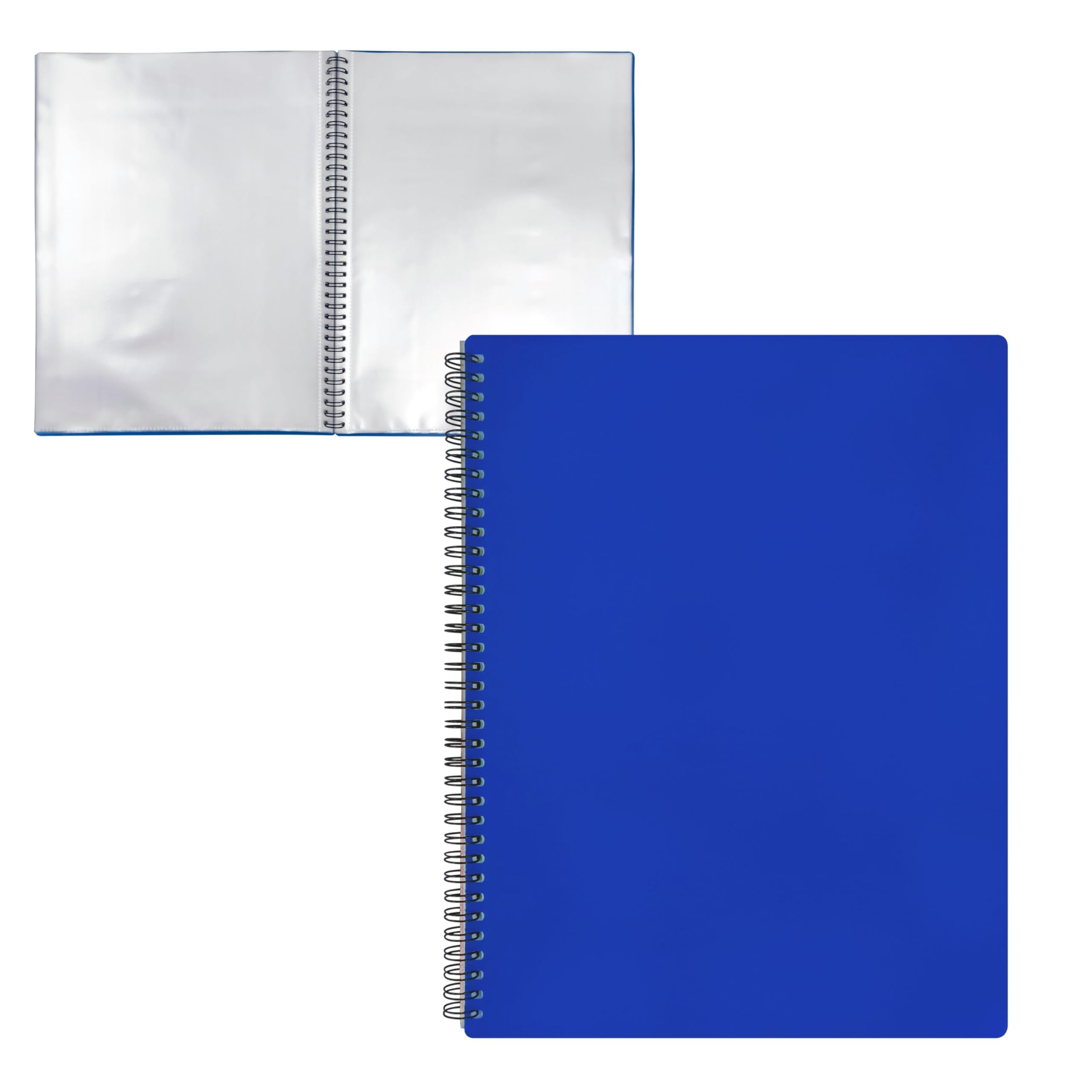RAYLU PAPER, File Folder with Transparent A4 Plastic Sleeves and Durable Opaque Polypropylene Cover