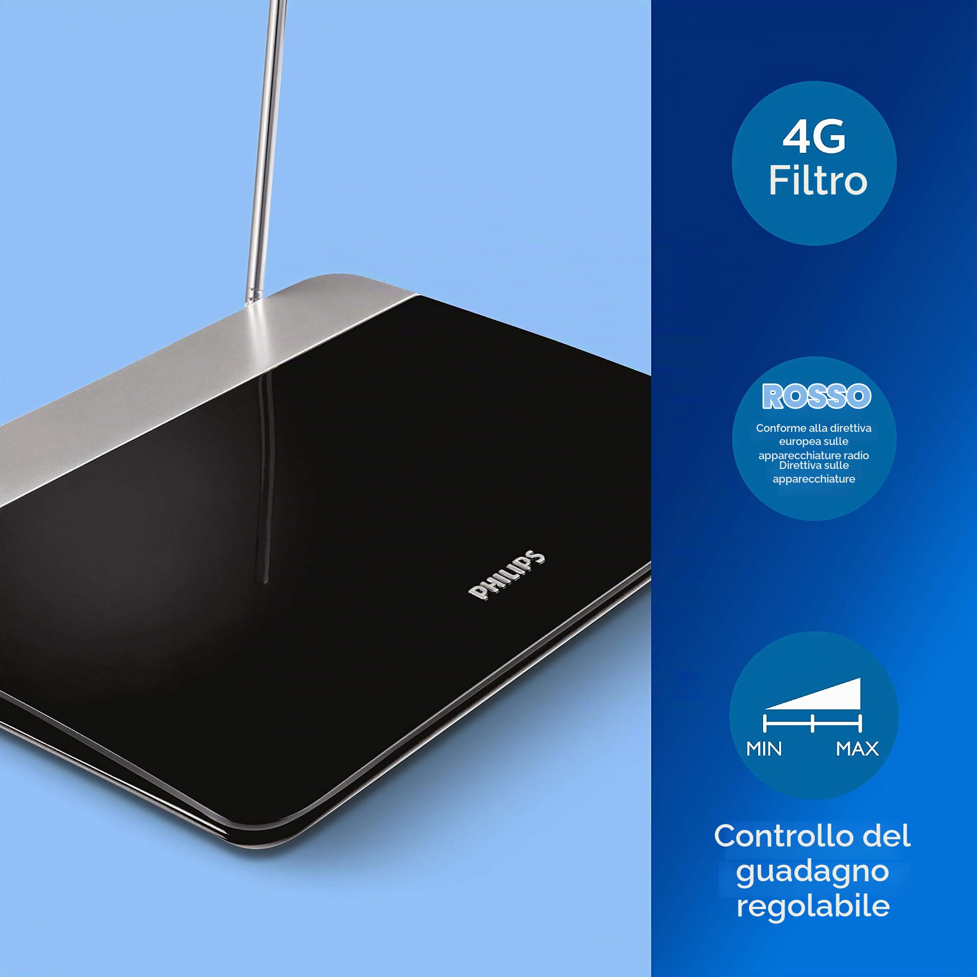 Philips SDV6227/12 Antenna TV Digitale