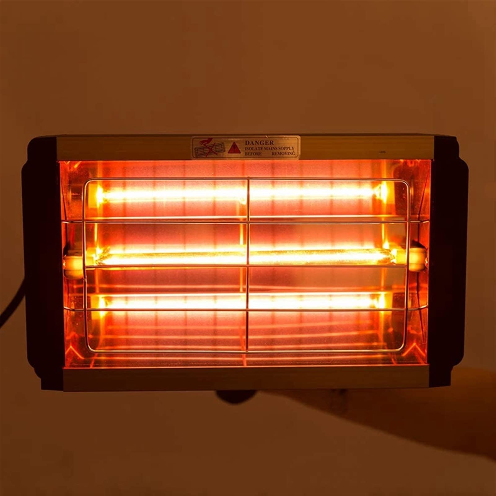 Lampada per la polimerizzazione della vernice Lampada da prova a spruzzo a a a mano a 1000 W a pellicola Scherza a infrarossi Asciugatura Riscaldamento per cabina di verniciatura e officina in garage
