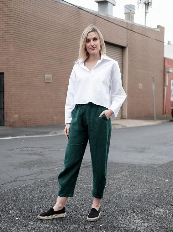 Style Arc Sewing Pattern - Barry Woven Pant (Sizes 04-16)