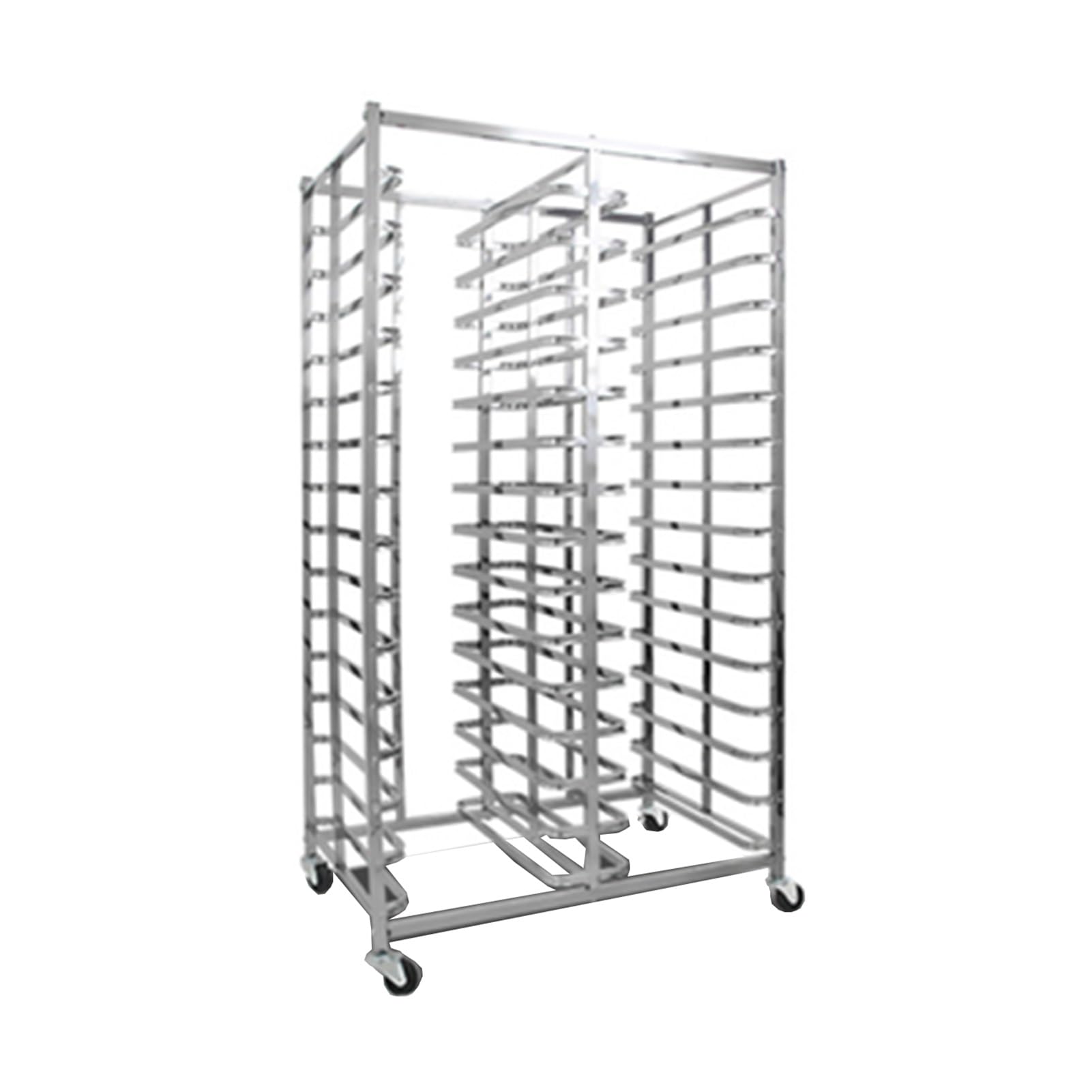 Questo scaffale Mobile Commerciale a 30 Ripiani per teglie, scaffale rapido per teglie da Forno, scaffali per vassoi Alimentari, carrelli di Raffreddamento, per la Cottura, carico 400 kg