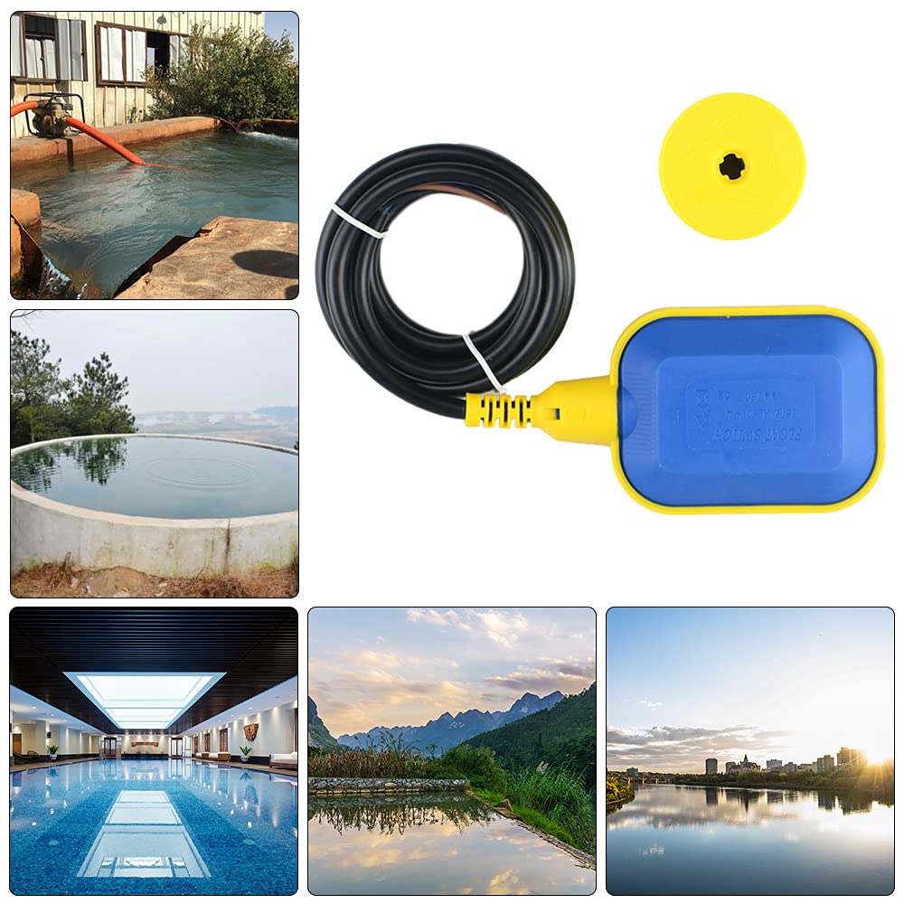 Interrupteur de Niveau d'Eau à Flotteur pour Pompe Submersible, 5m, 250V, 16A