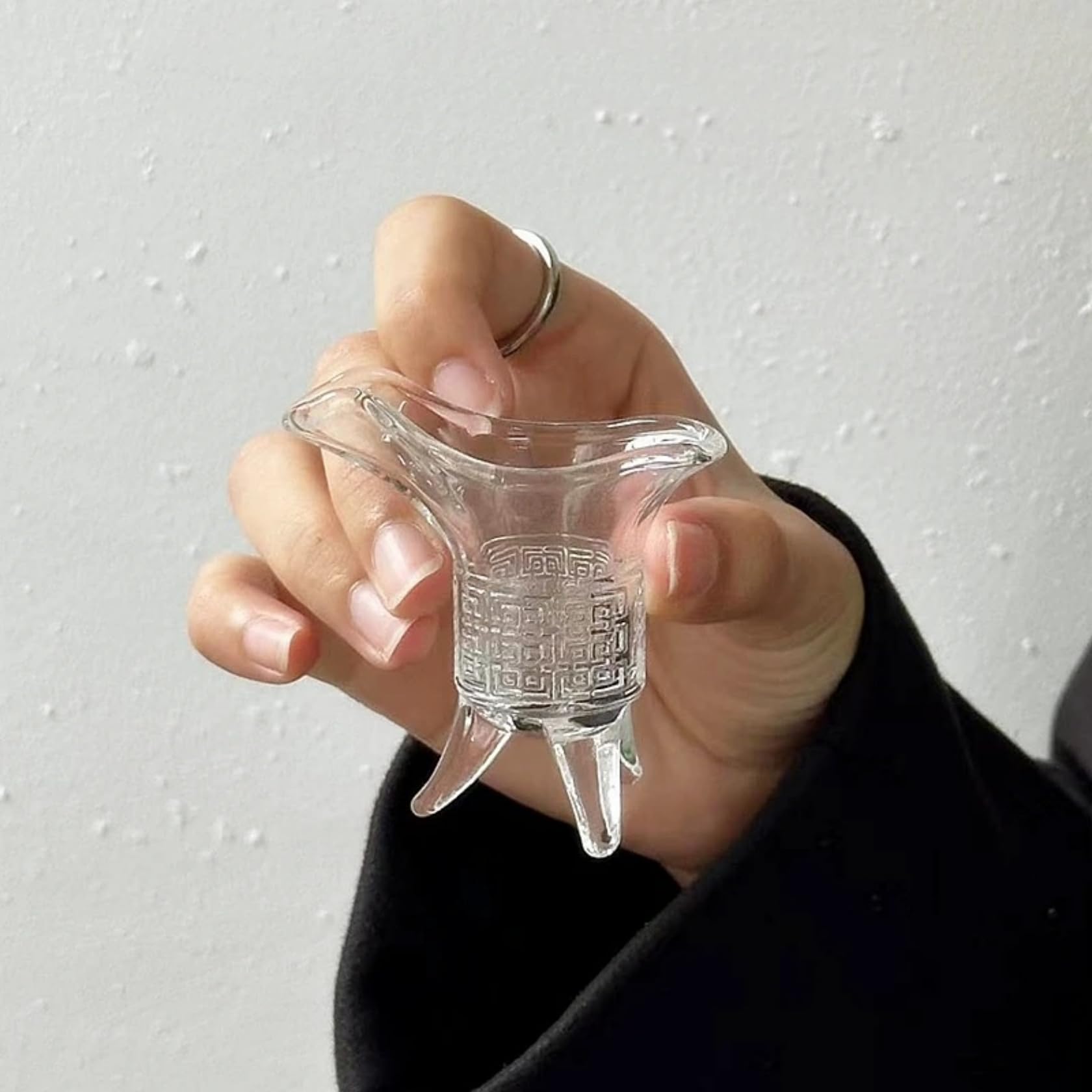 Amazon | FLYILIA 爵 飲酒器 冷酒器 ショットグラス タンブラー ガラス