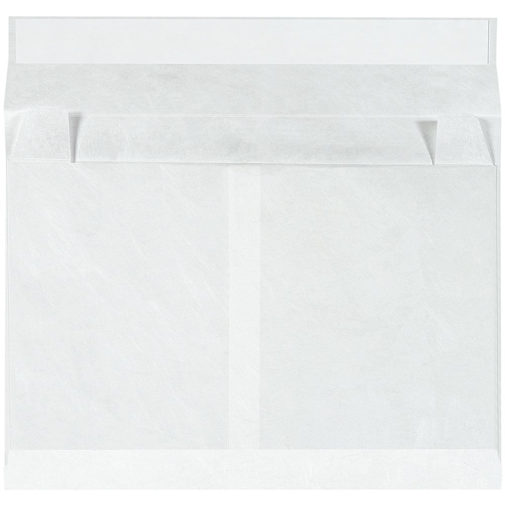 Tyvek Aviditi TYE12164WS Tyvek Olefin Expandable Envelope, 16" Length x 12" Width x 4" Height, White (Case of 50)