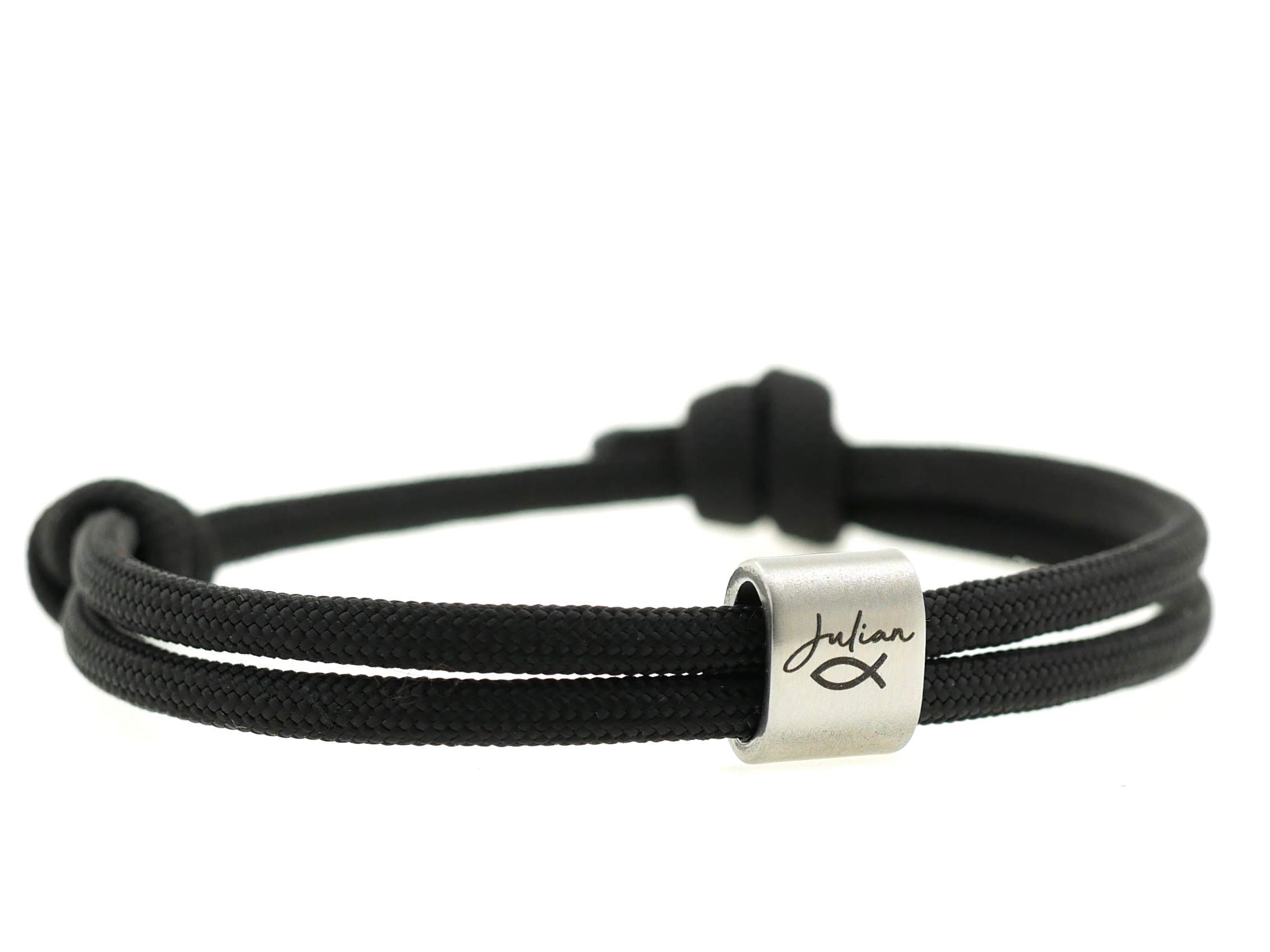 Personalisiertes Erstkommunion Armband mit christlichem Symbol und persönlicher Namensgravur Ostern Geschenk zur Konfirmation Kommunion Firmung Taufe Weihe Edelstahl Jungs Mädchen Geschenke