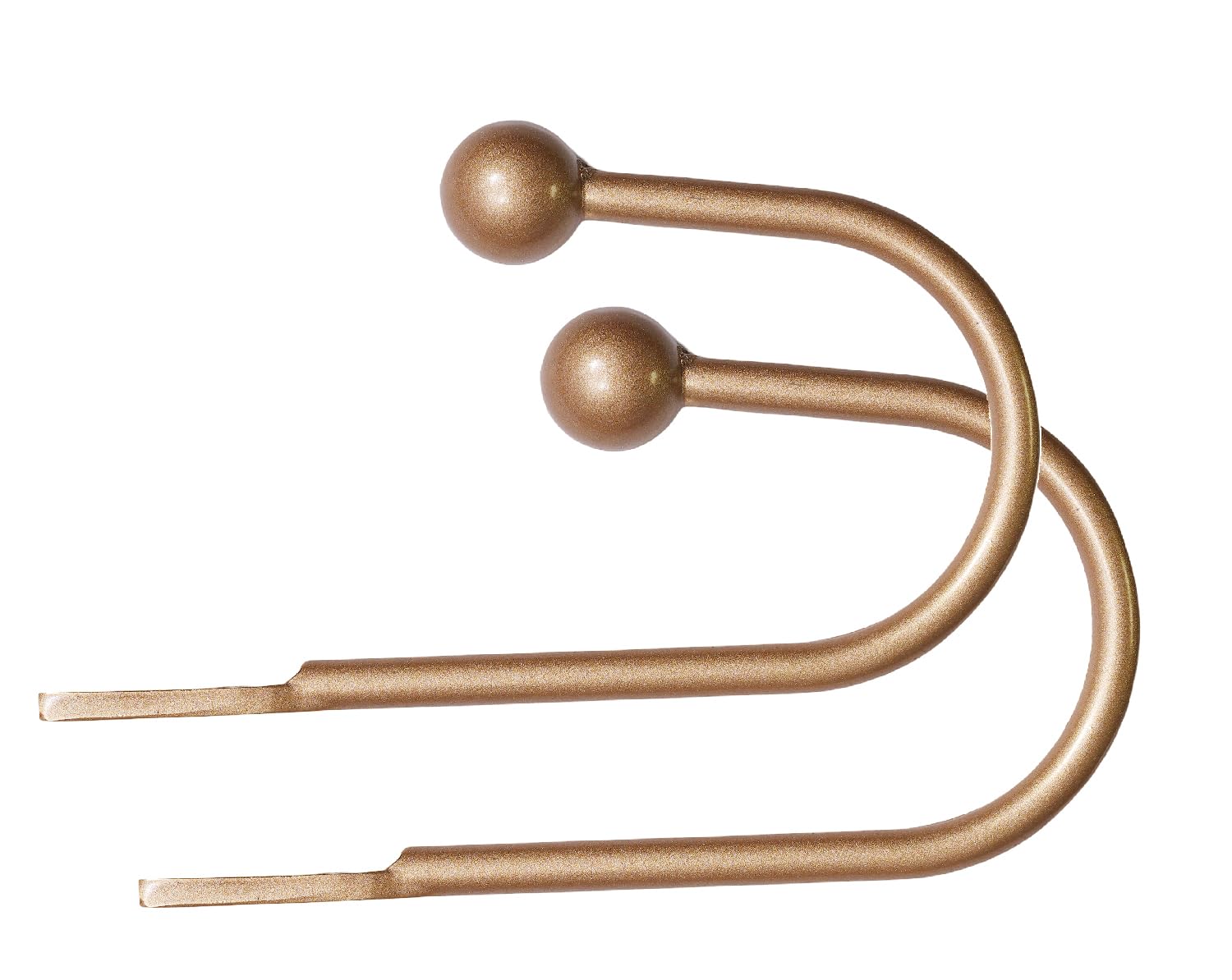 Lister Cartwright Curtain Hold Backs 2 x Metal Curtain Holdback Decorative Drapery All Fixing Included (Light Bronze, Ball)