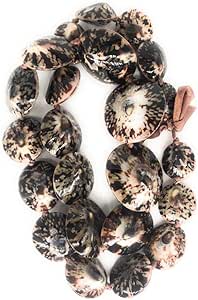 Hawaiian Opihi Shell Necklace Lei Adjustable 32” for Party, Graduation ...