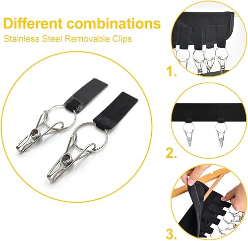 Miniatura 6 de Organizador de sombreros para gorras de béisbol ganchos para sombreros para armario 1 paquete de perchero para habitación organizador de gorras de