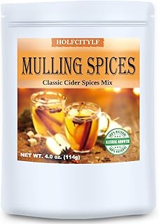 Mulling Spices, Mulling Cider Spice Mix for Apple Cider and Wine, Mulled Wine Spices, Classic Mulling Spices (4.0 oz)