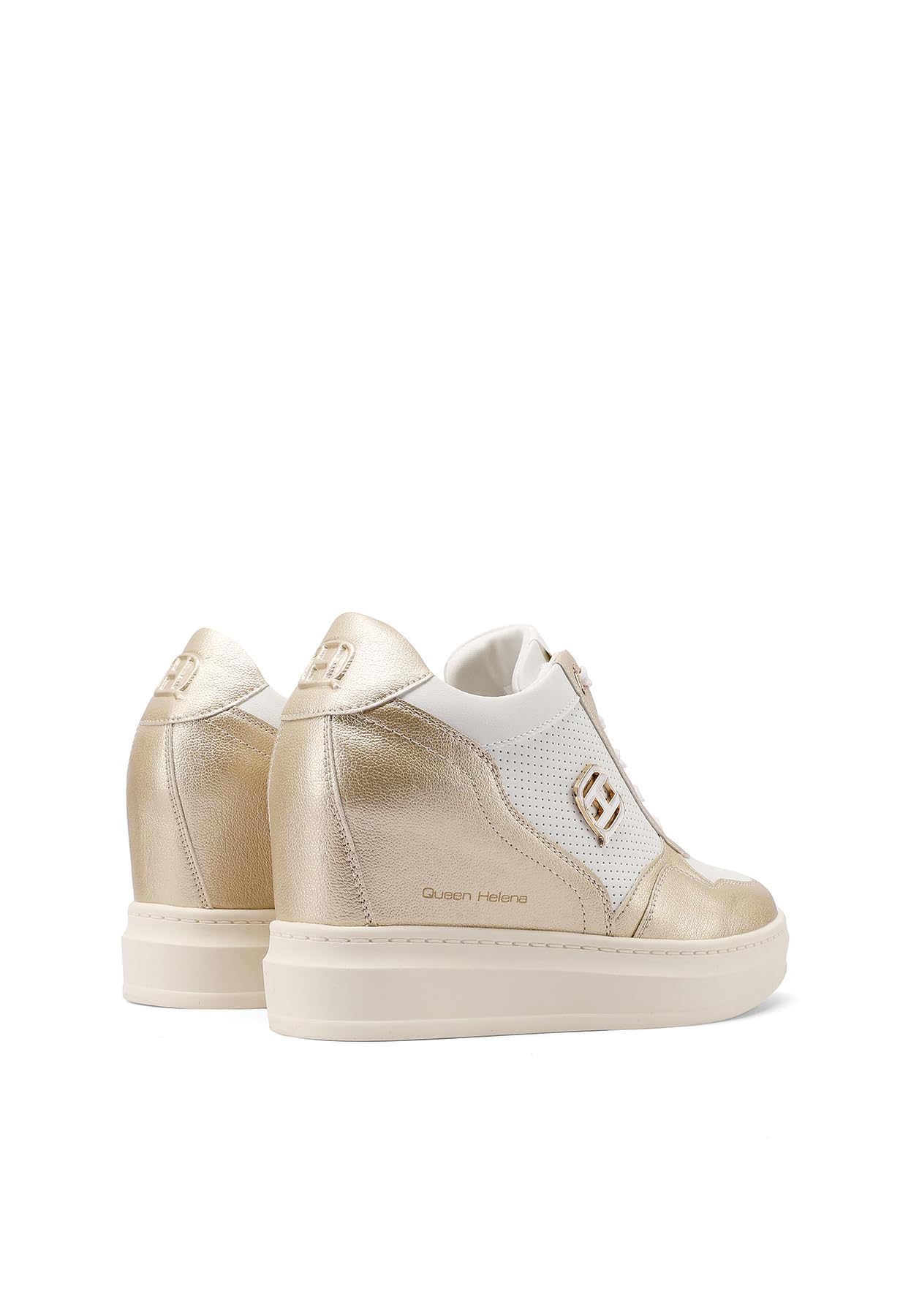 QUEEN HELENA Sneakers Alte con Zeppa Donna X34-42