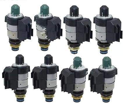 8pcs/Set 722.9 Transmission Solenoids Set 2202771098 2202770198 Compatible For Mercedes Benz 7 Speed Automatic Transmission Valve Parts