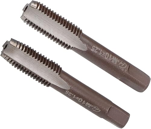 Machos roscados manuales, rosca M8 x 1, herramienta de aleación métrica de acero roscado de rosca inferior - (aplicaciones para reparación de roscas