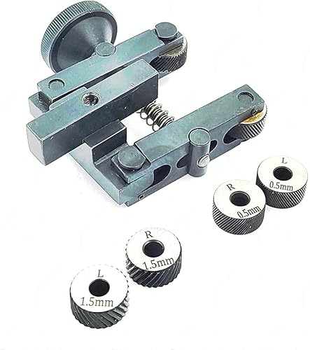 Miniatura 3 de Herramienta moleteadora de 2 pulgadas II de capacidad de 1.969in para máquina de torno - 3 pares de moleteadores endurecidos de paso de diamante