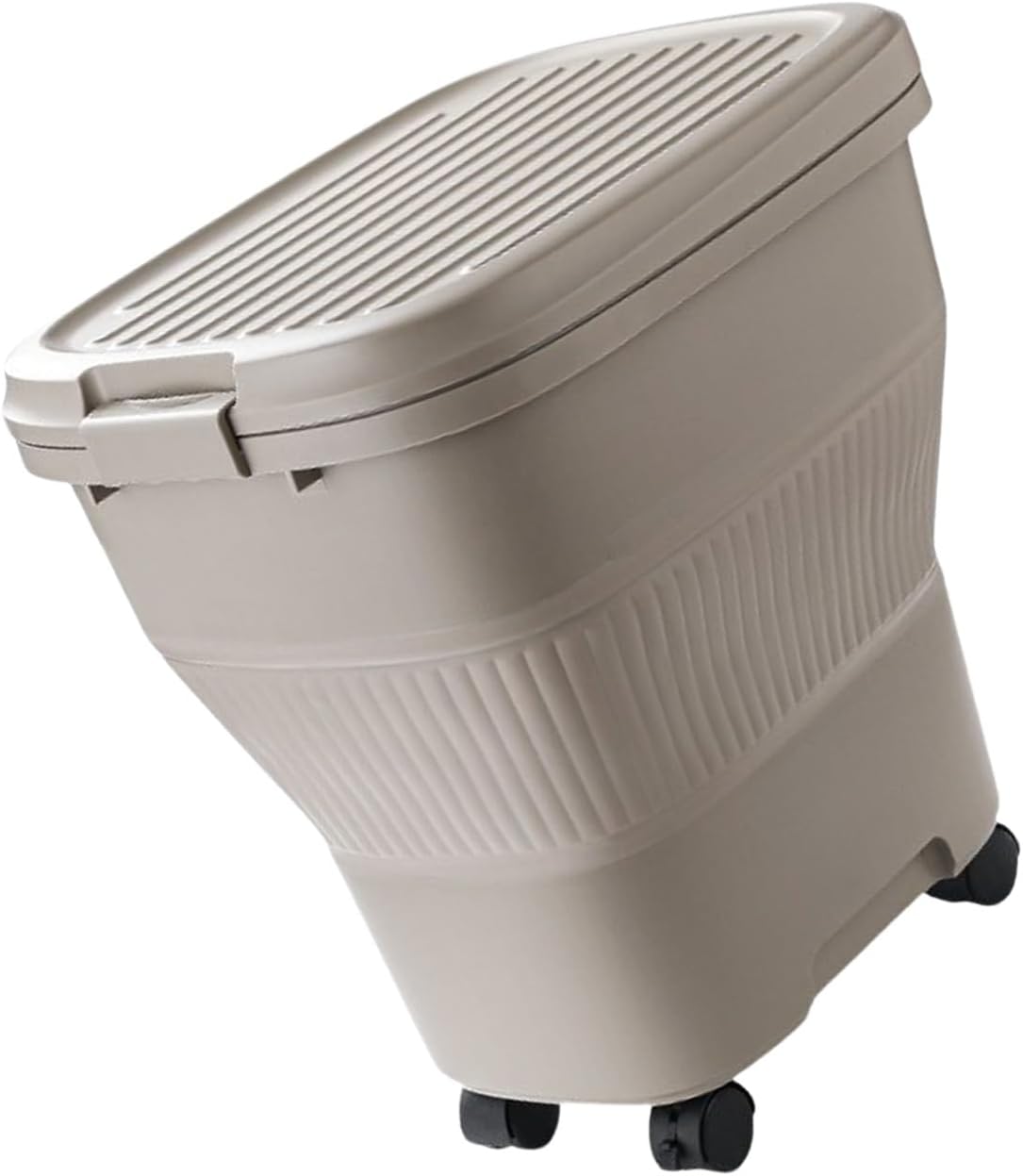 Food Storage Container Foldable Dustproof Sealing Box With Lid Practical Dog Snacks Organiser Kitchenwares Proof Grains Storage Bucket