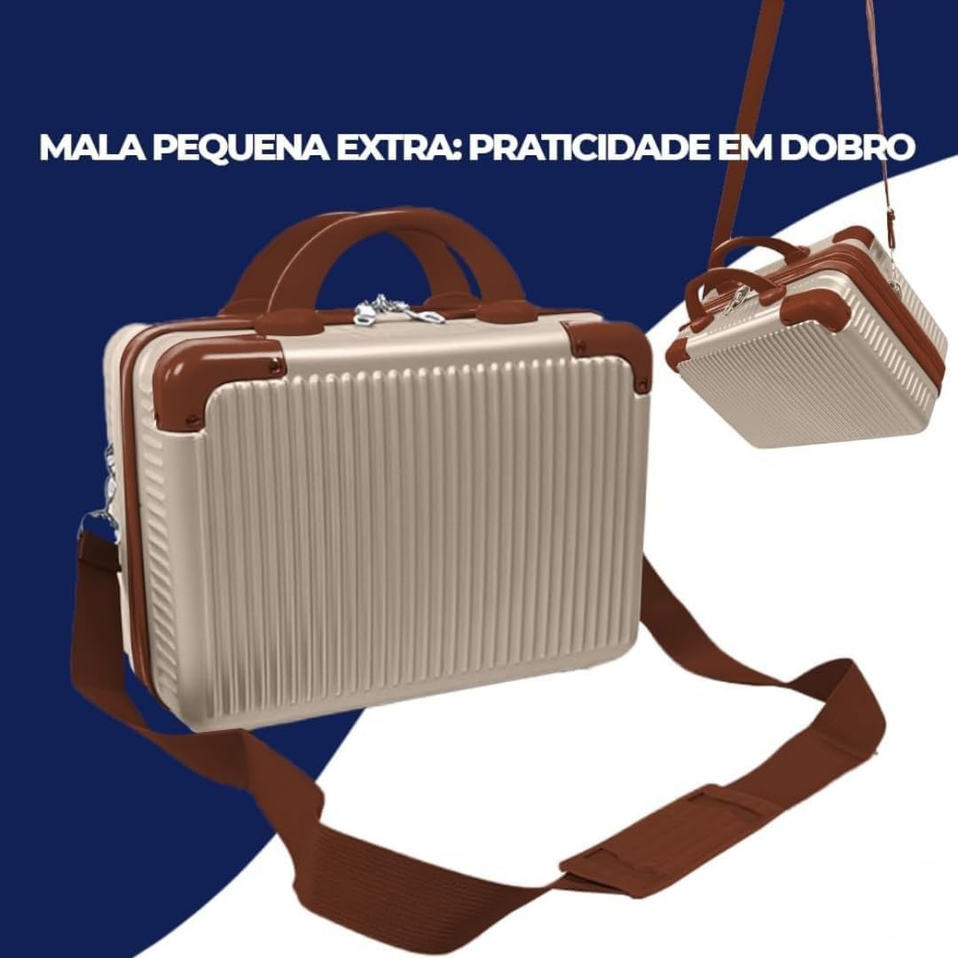 Mala de Bordo 10kg com Frasqueira Bagagem de Mão Expansivel Aprovada ANAC com 4 Rodas duplas 360° Cadeado AntiFurto TSA Mala de Viagem Alça Lateral com Divisória, Leve Resistente Bege Mala de Bordo 10kg com Frasqueira Bagagem de Mão Expansivel Aprovada ANAC com 4 Rodas duplas 360° Cadeado AntiFurto TSA Mala de Viagem Alça Lateral com Divisória, Leve Resistente Bege