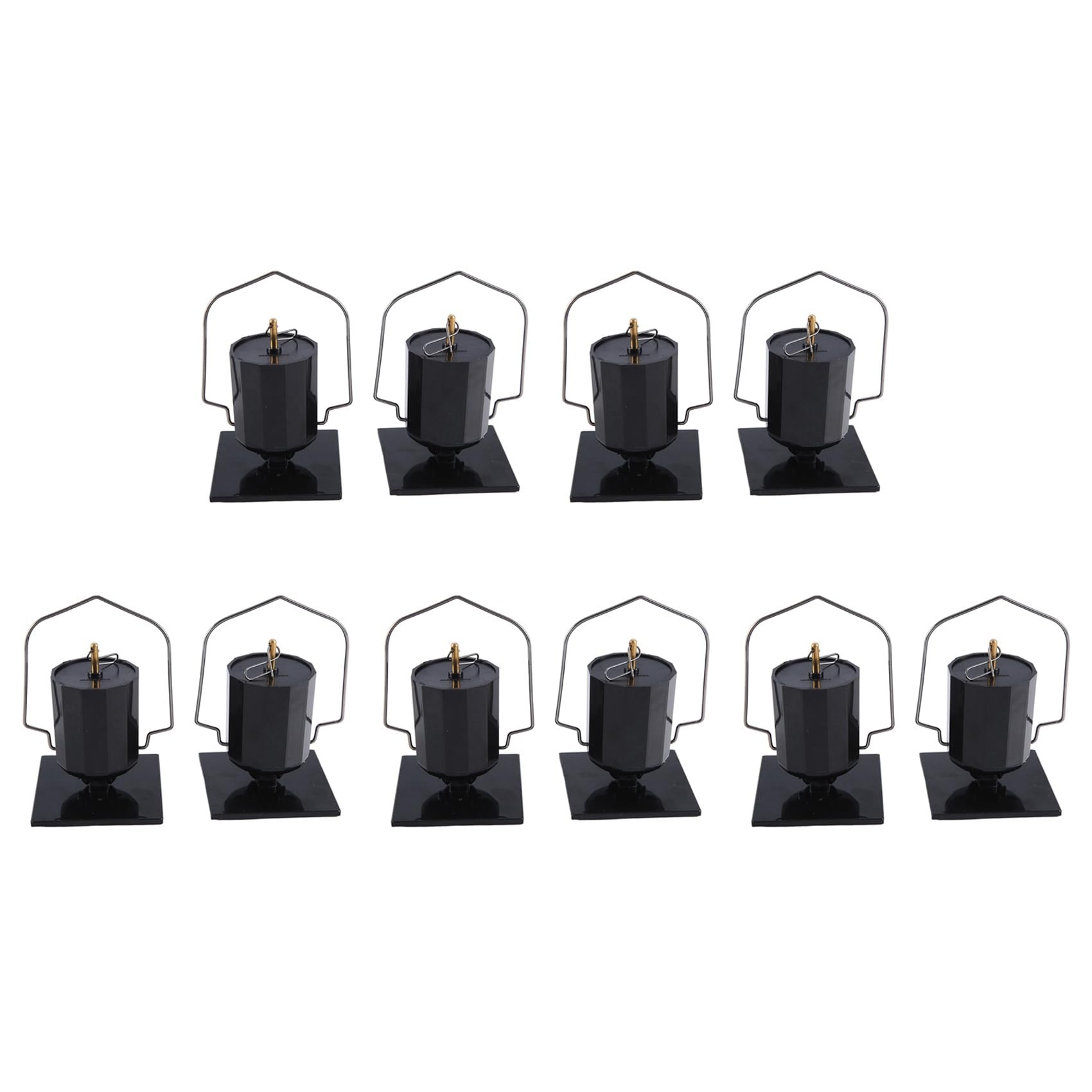 Solar Hängend Display Motor Rotierend Kleiner Motor Solar Wind Spinner Motor Mehr Zweck Drehbarer Haken 10 StüCke