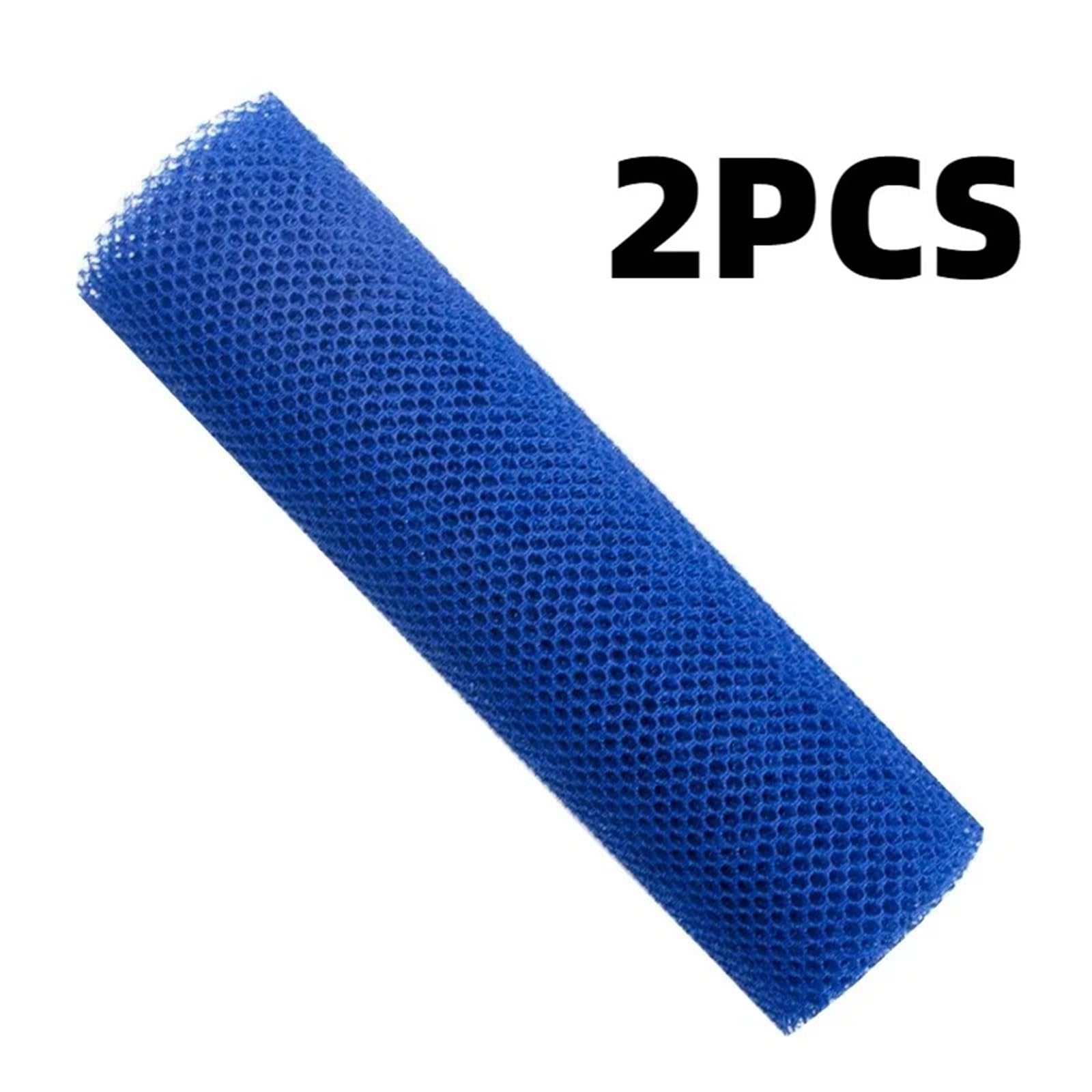 Esponja De Red Toalla exfoliante larga de nailon, red exfoliante, esponja de baño, paño for la espalda, ducha, cuidado de la piel, toalla exfoliante corporal(2PCS blue)