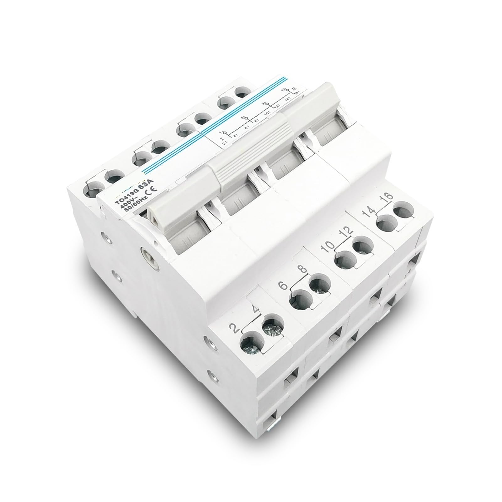 Interruttore di interblocco automatico di trasferimento manuale a doppia alimentazione trifase 4P 63A