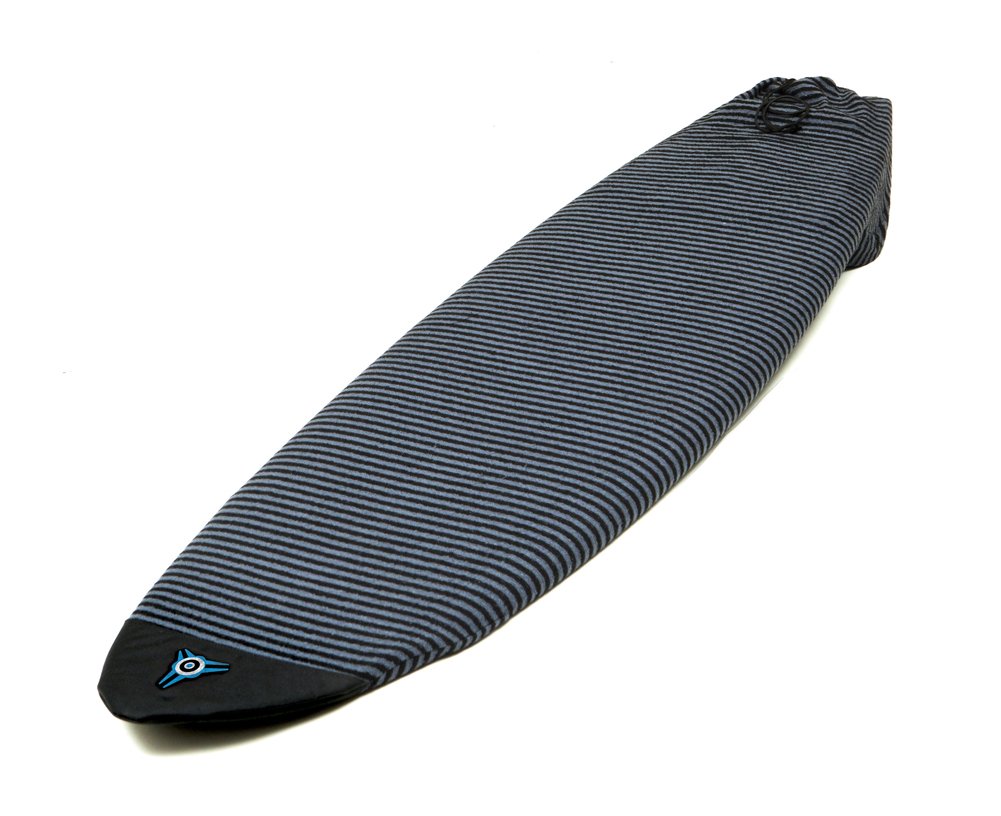 Komunity Black/Grey 6 Foot 6 Inch Shortboard Sock