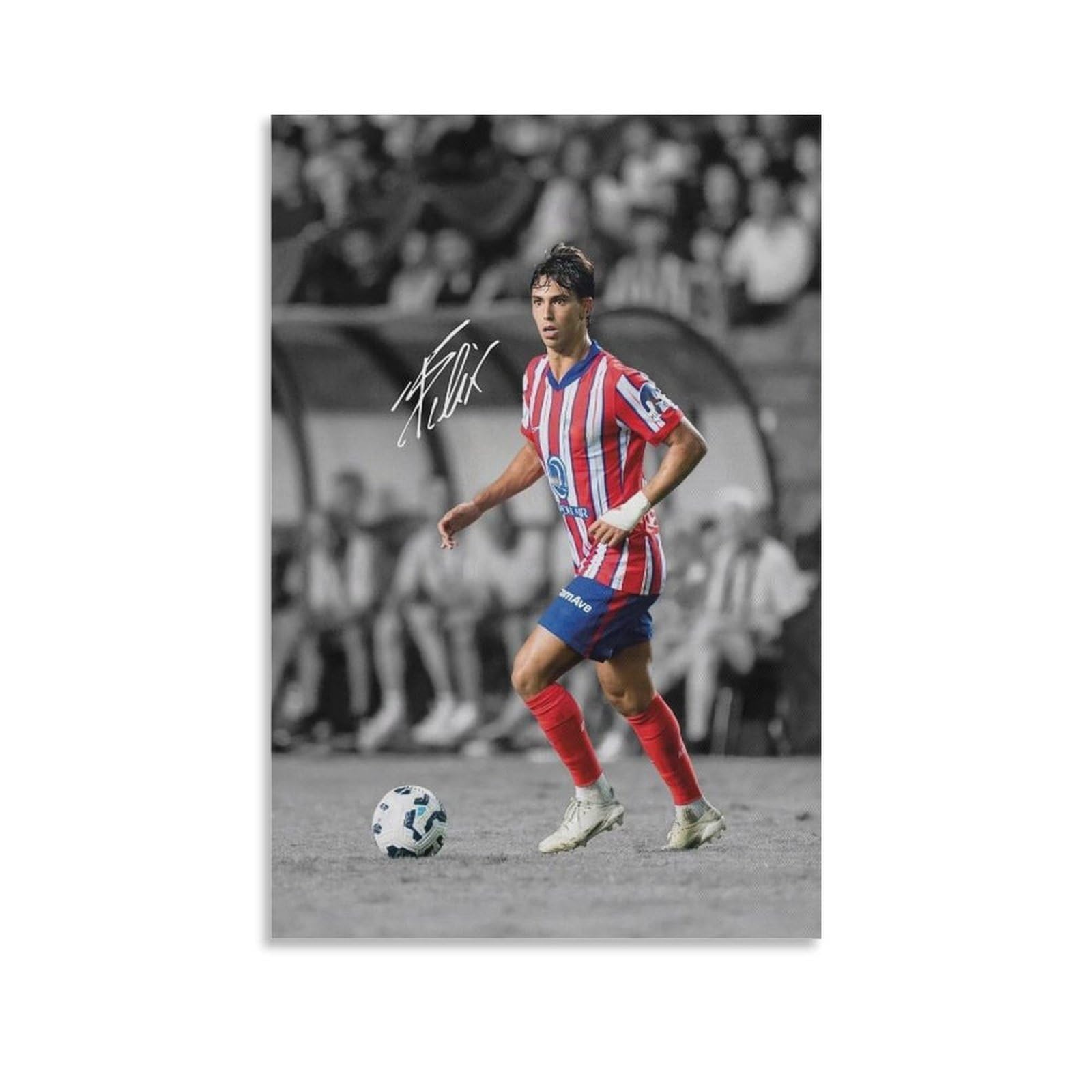 ASUIU Joao Felix Canvas Poster Painting On Canvas Wall Art Poster Scroll Picture Print Walls Decor Home Posters 24x36inch(60x90cm)