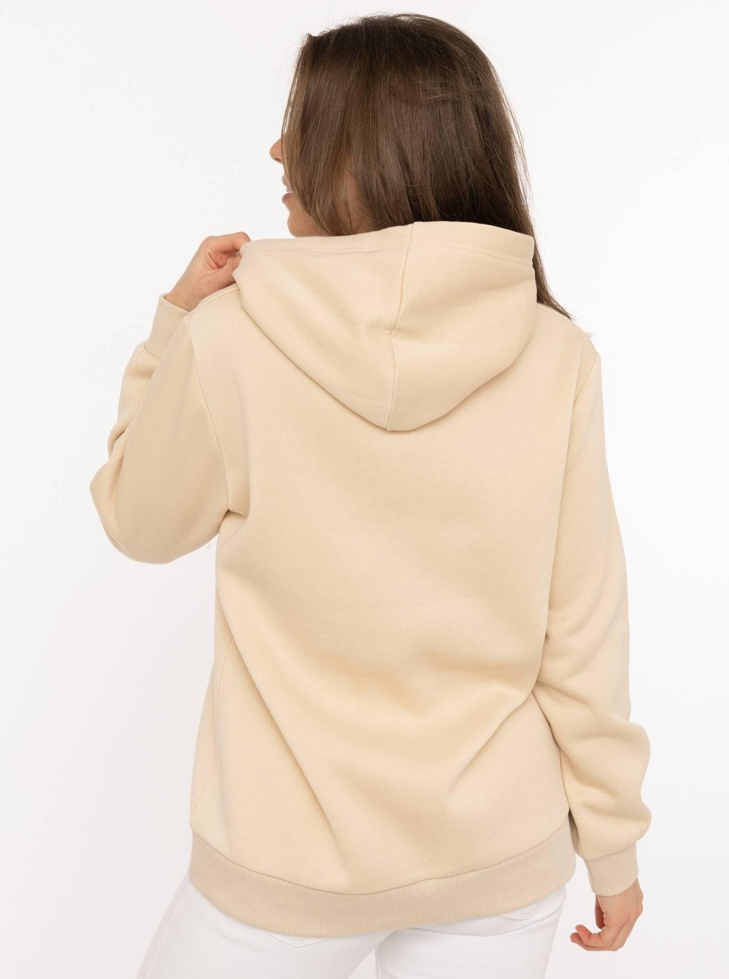 Zwillingsherz Damen Hoodie mit Kapuze – Kuscheliger Oversize Kapuzenpullover – Weicher Sweatshirt Pullover für Frauen Aufdruck – Stylischer Look für Frühling, Herbst & Winter – Loungewear Mode