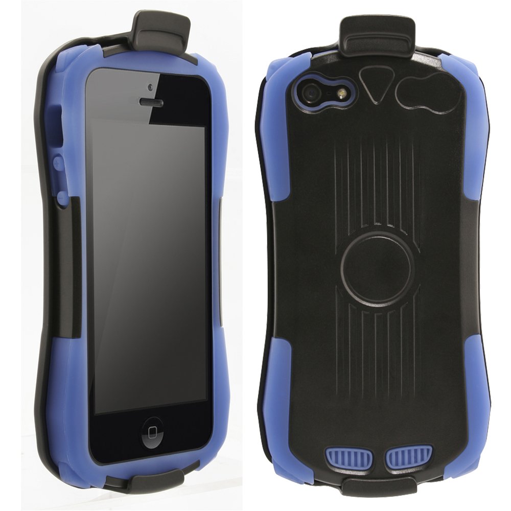 UMA Menace Hybrid Case for Apple iPhone 5 - Blue/B